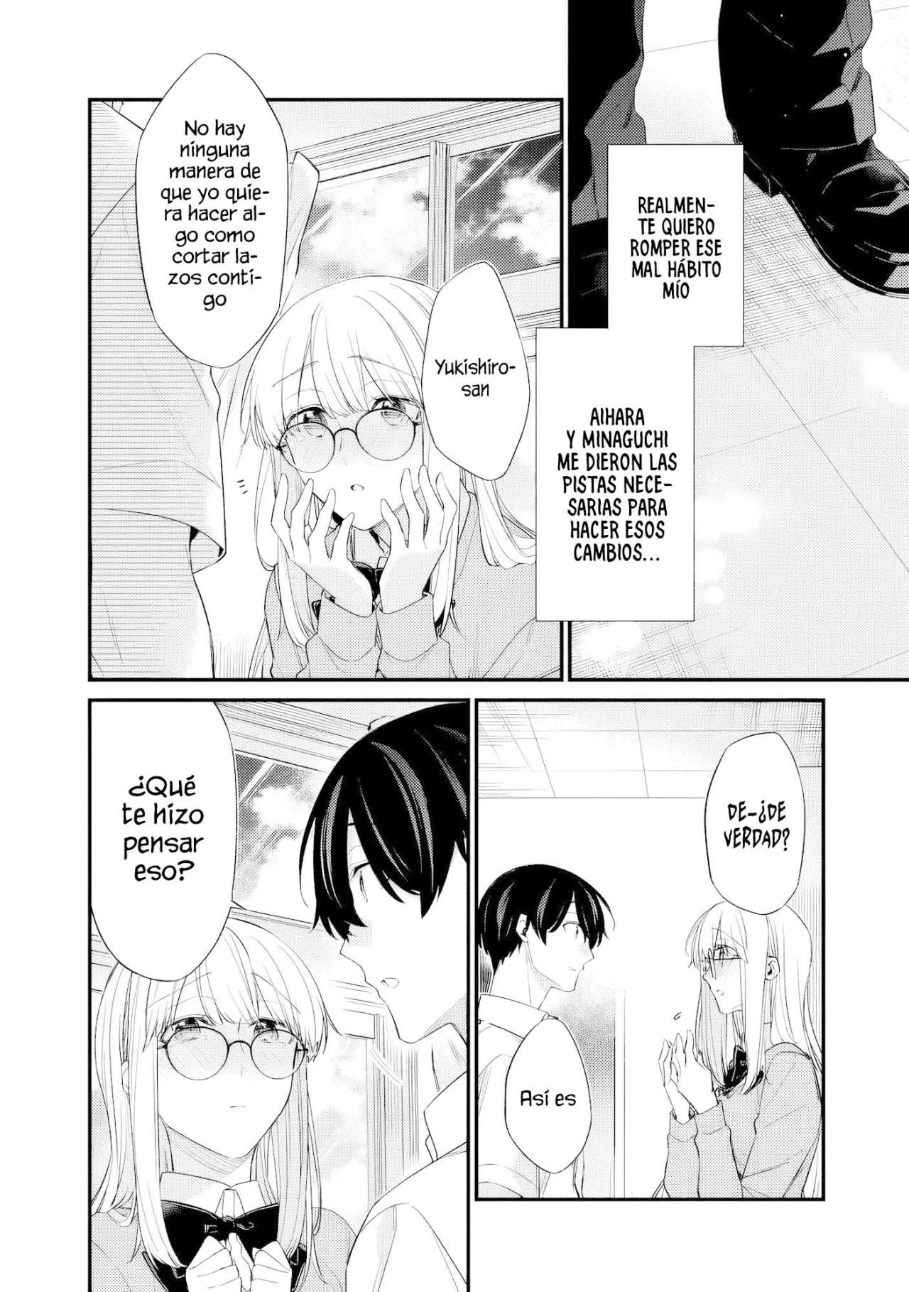 Osananajimi Kanojo no Morahara ga Hidoi n de Zetsuen Sengen Shite Yatta: Jibun Rashiku Ikiru Koto ni Shitara, Naze ka Tonari no Seki no Kakure Bishoujo kara Kokuhaku Sareta Capitulo 42 página 7