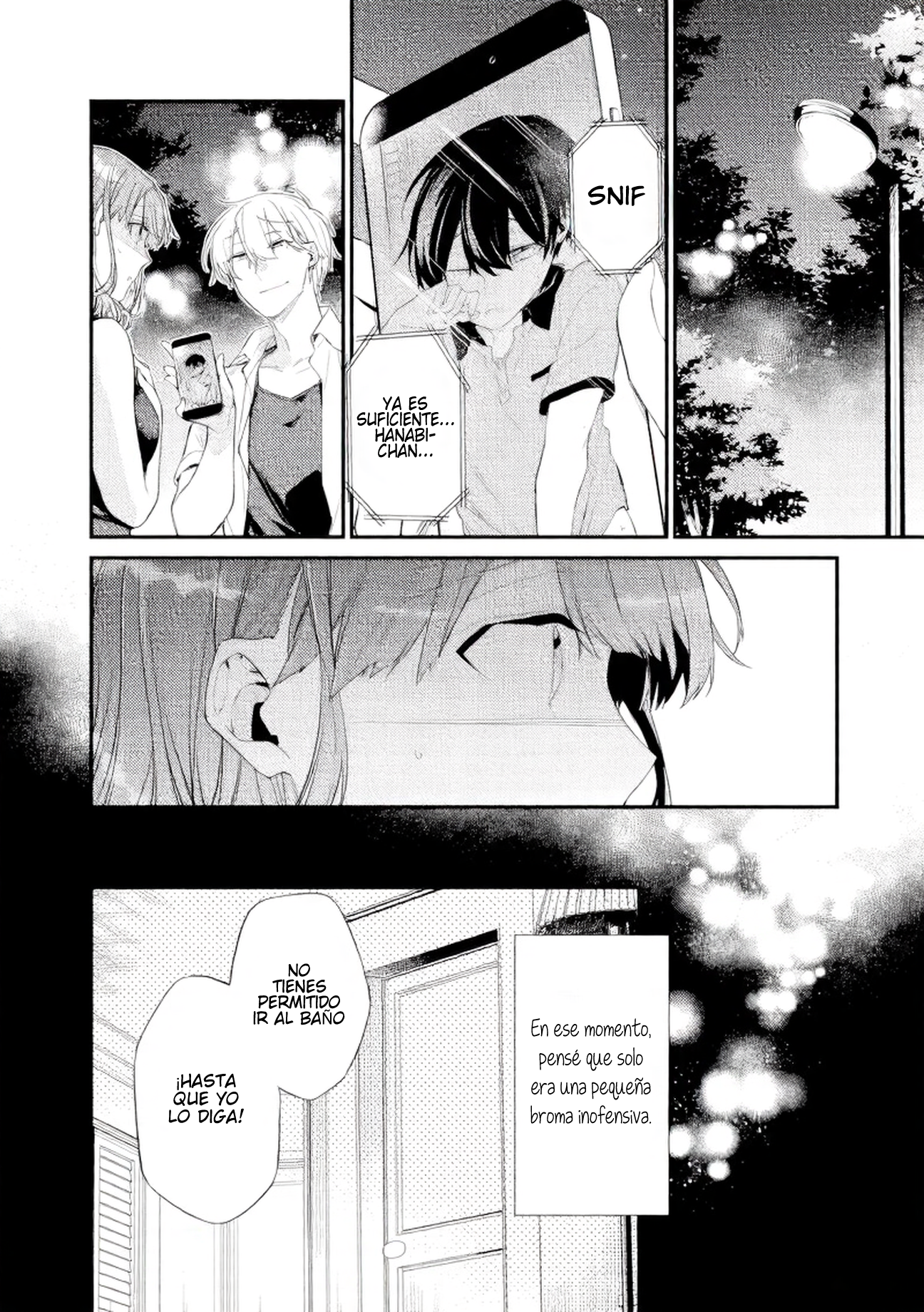 Osananajimi Kanojo no Morahara ga Hidoi n de Zetsuen Sengen Shite Yatta: Jibun Rashiku Ikiru Koto ni Shitara, Naze ka Tonari no Seki no Kakure Bishoujo kara Kokuhaku Sareta Capitulo 46.1 página 3