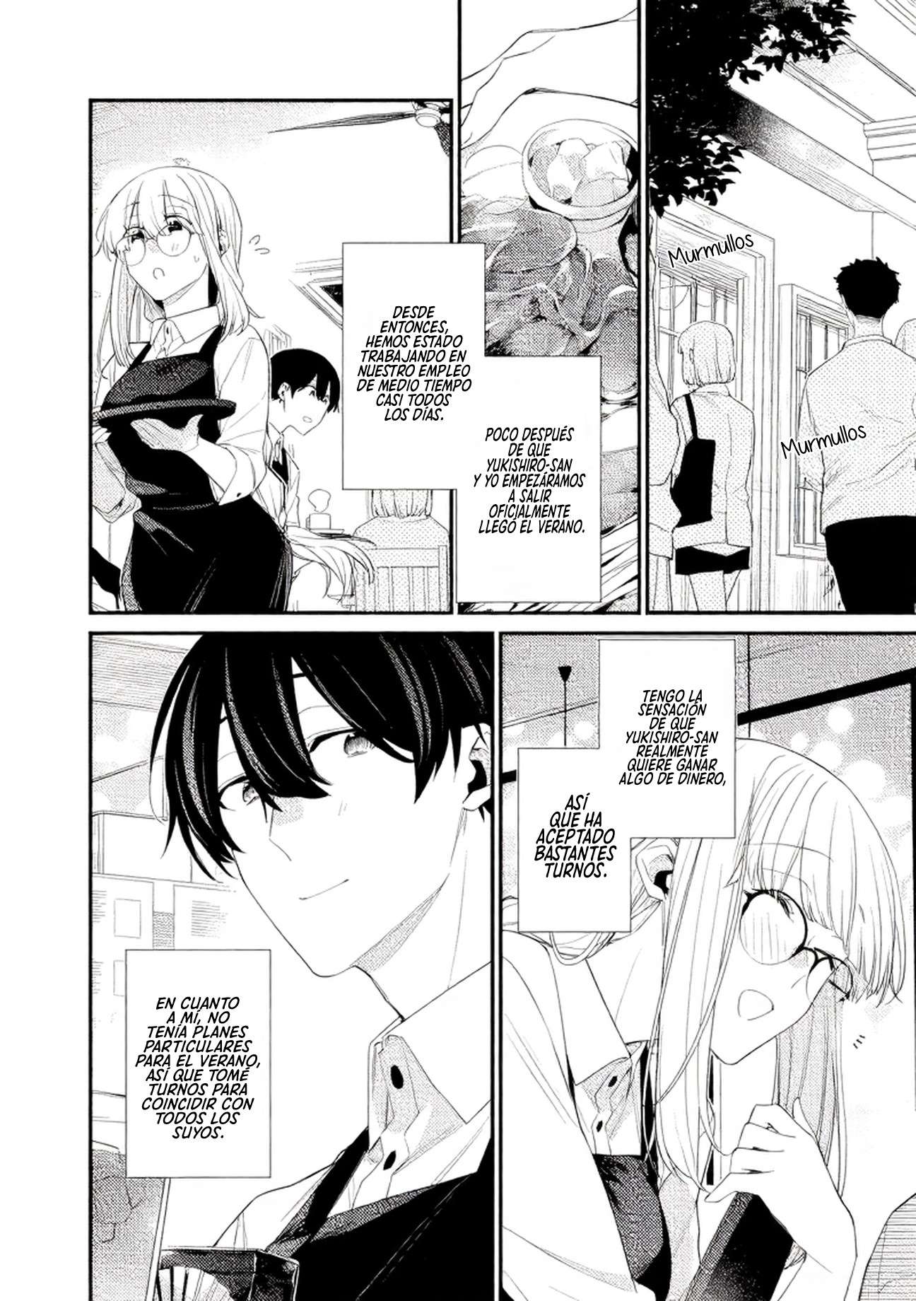 Osananajimi Kanojo no Morahara ga Hidoi n de Zetsuen Sengen Shite Yatta: Jibun Rashiku Ikiru Koto ni Shitara, Naze ka Tonari no Seki no Kakure Bishoujo kara Kokuhaku Sareta Capitulo 47.1 página 4