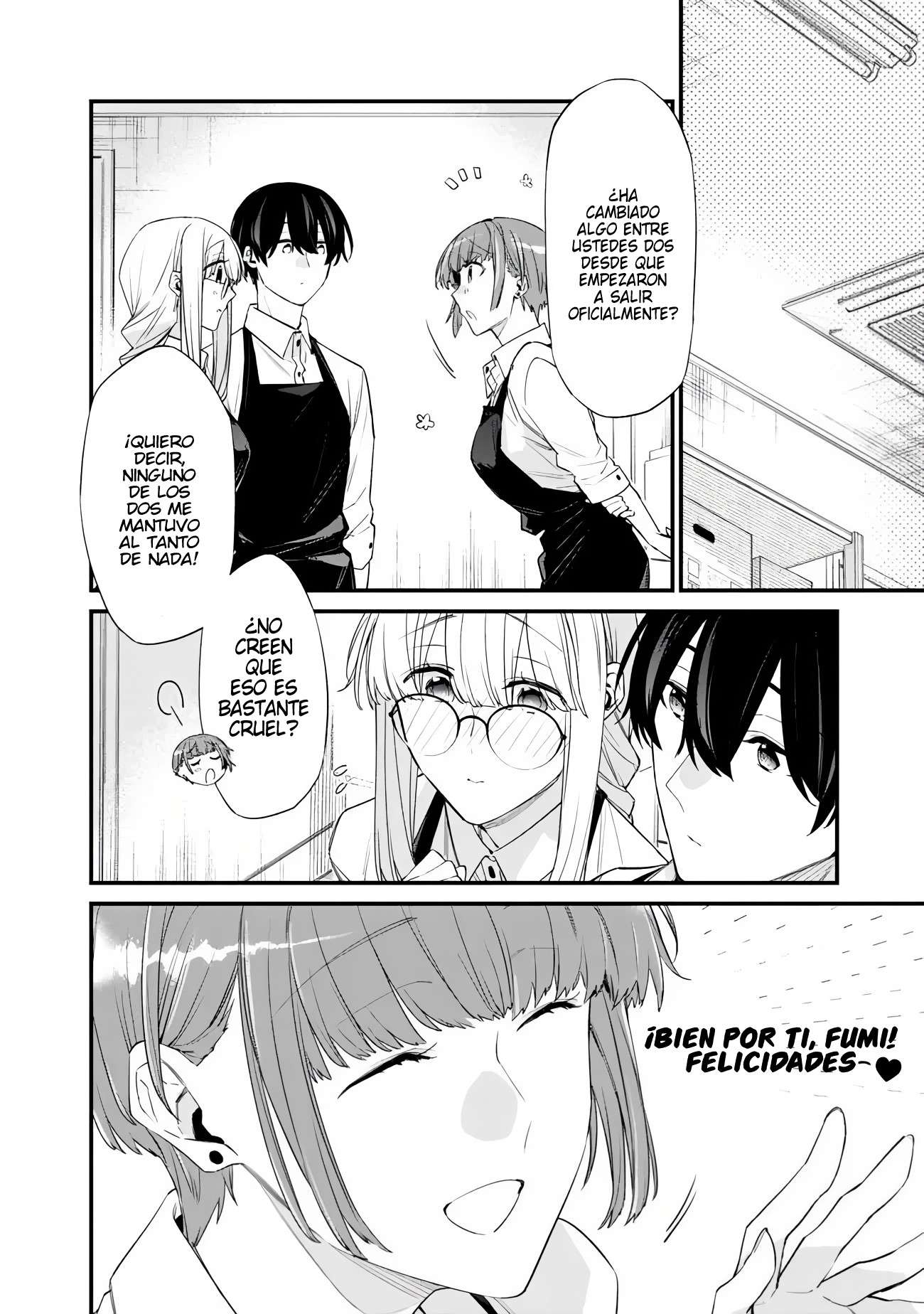 Osananajimi Kanojo no Morahara ga Hidoi n de Zetsuen Sengen Shite Yatta: Jibun Rashiku Ikiru Koto ni Shitara, Naze ka Tonari no Seki no Kakure Bishoujo kara Kokuhaku Sareta Capitulo 48.1 página 3
