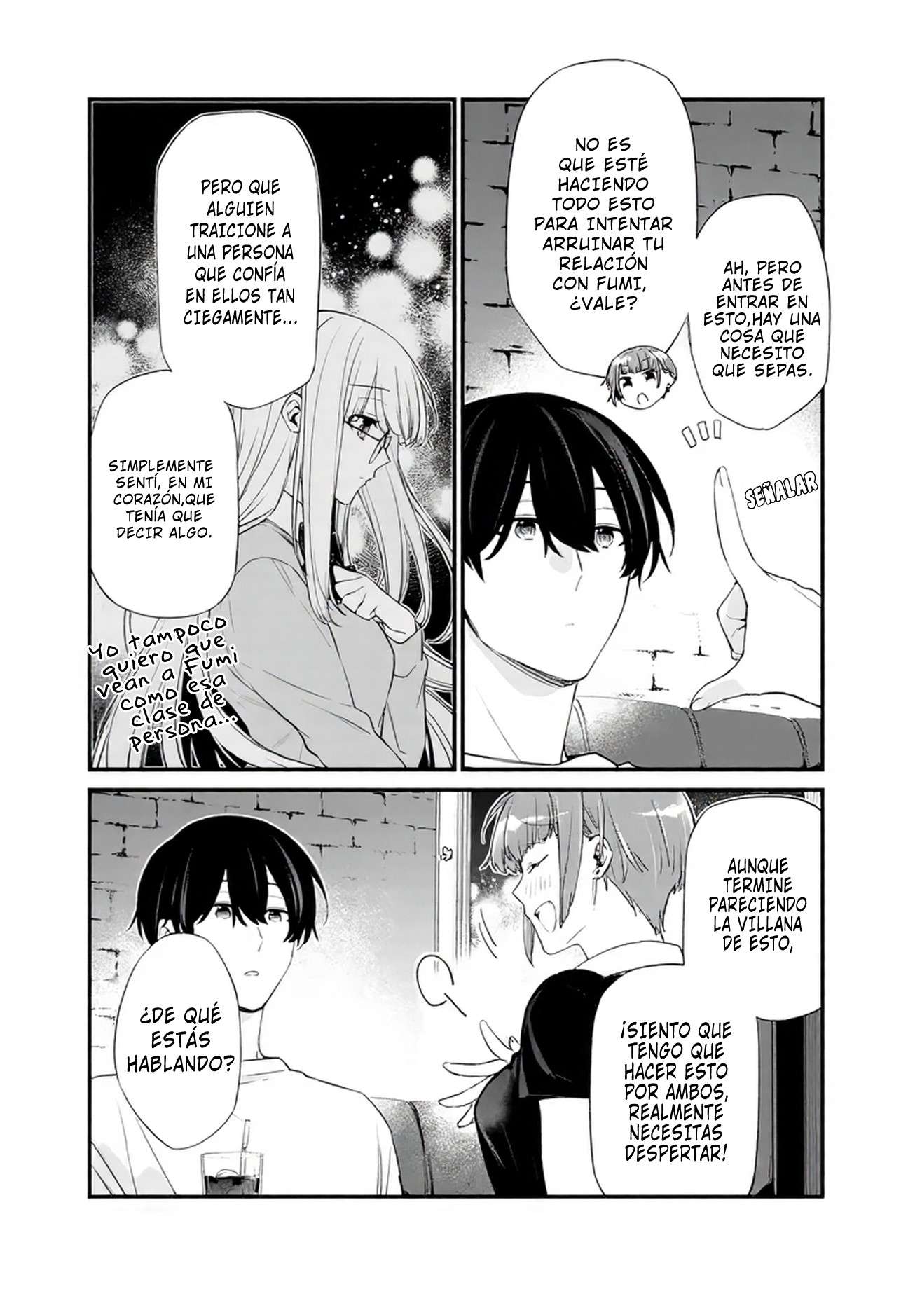 Osananajimi Kanojo no Morahara ga Hidoi n de Zetsuen Sengen Shite Yatta: Jibun Rashiku Ikiru Koto ni Shitara, Naze ka Tonari no Seki no Kakure Bishoujo kara Kokuhaku Sareta Capitulo 48.2 página 13