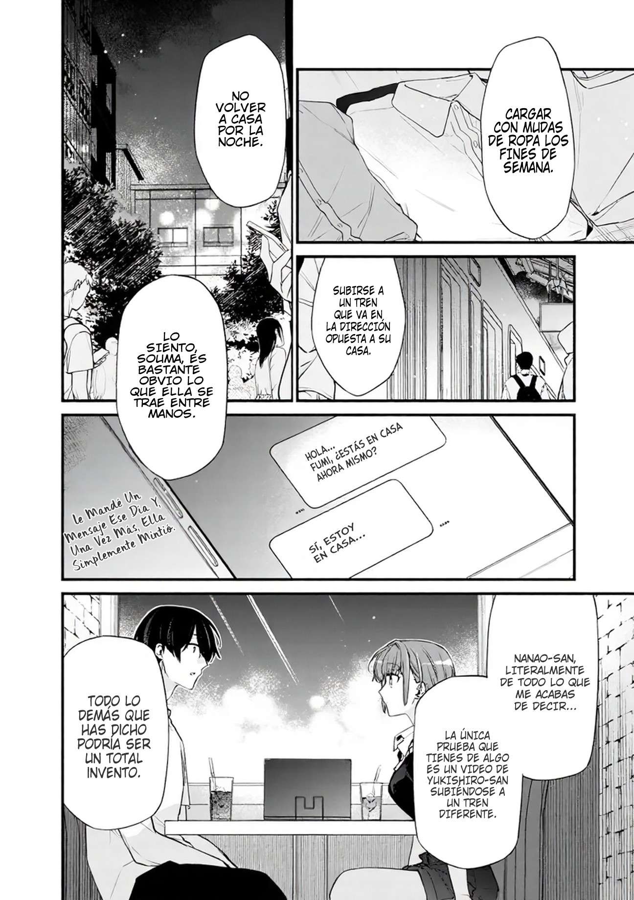 Osananajimi Kanojo no Morahara ga Hidoi n de Zetsuen Sengen Shite Yatta: Jibun Rashiku Ikiru Koto ni Shitara, Naze ka Tonari no Seki no Kakure Bishoujo kara Kokuhaku Sareta Capitulo 49.1 página 12