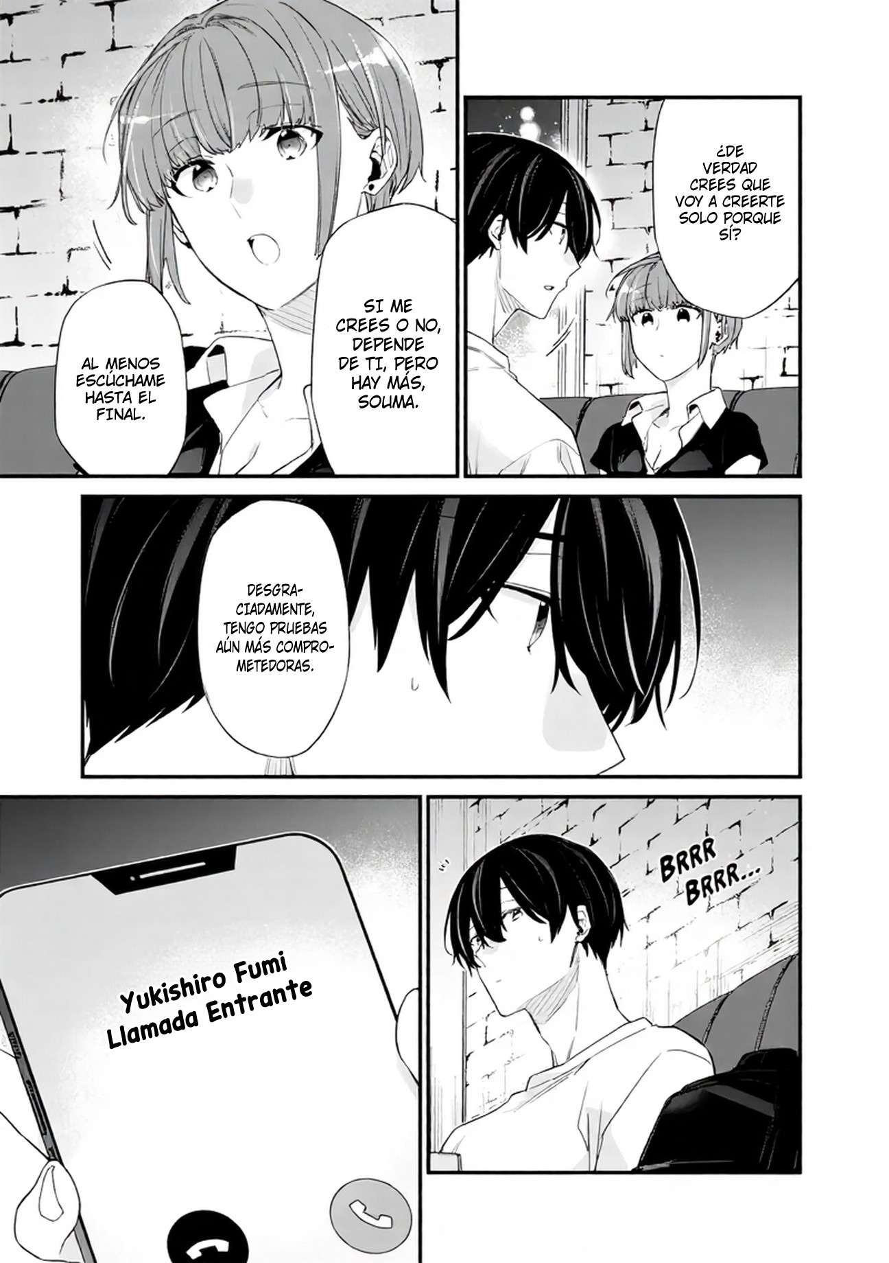 Osananajimi Kanojo no Morahara ga Hidoi n de Zetsuen Sengen Shite Yatta: Jibun Rashiku Ikiru Koto ni Shitara, Naze ka Tonari no Seki no Kakure Bishoujo kara Kokuhaku Sareta Capitulo 49.1 página 13