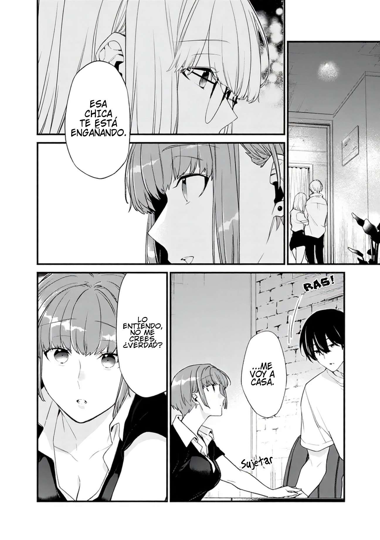 Osananajimi Kanojo no Morahara ga Hidoi n de Zetsuen Sengen Shite Yatta: Jibun Rashiku Ikiru Koto ni Shitara, Naze ka Tonari no Seki no Kakure Bishoujo kara Kokuhaku Sareta Capitulo 49.1 página 4