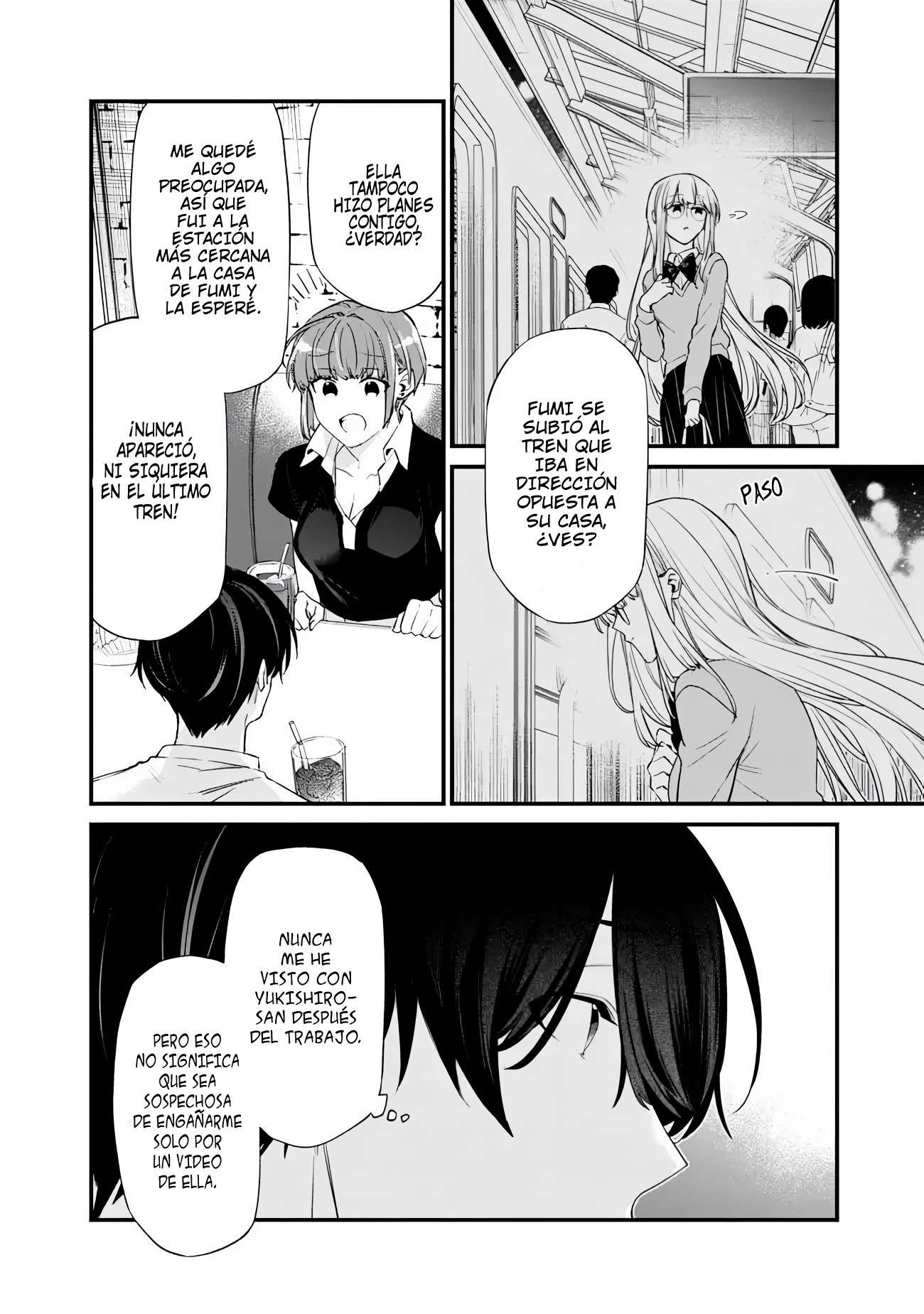 Osananajimi Kanojo no Morahara ga Hidoi n de Zetsuen Sengen Shite Yatta: Jibun Rashiku Ikiru Koto ni Shitara, Naze ka Tonari no Seki no Kakure Bishoujo kara Kokuhaku Sareta Capitulo 49.1 página 6