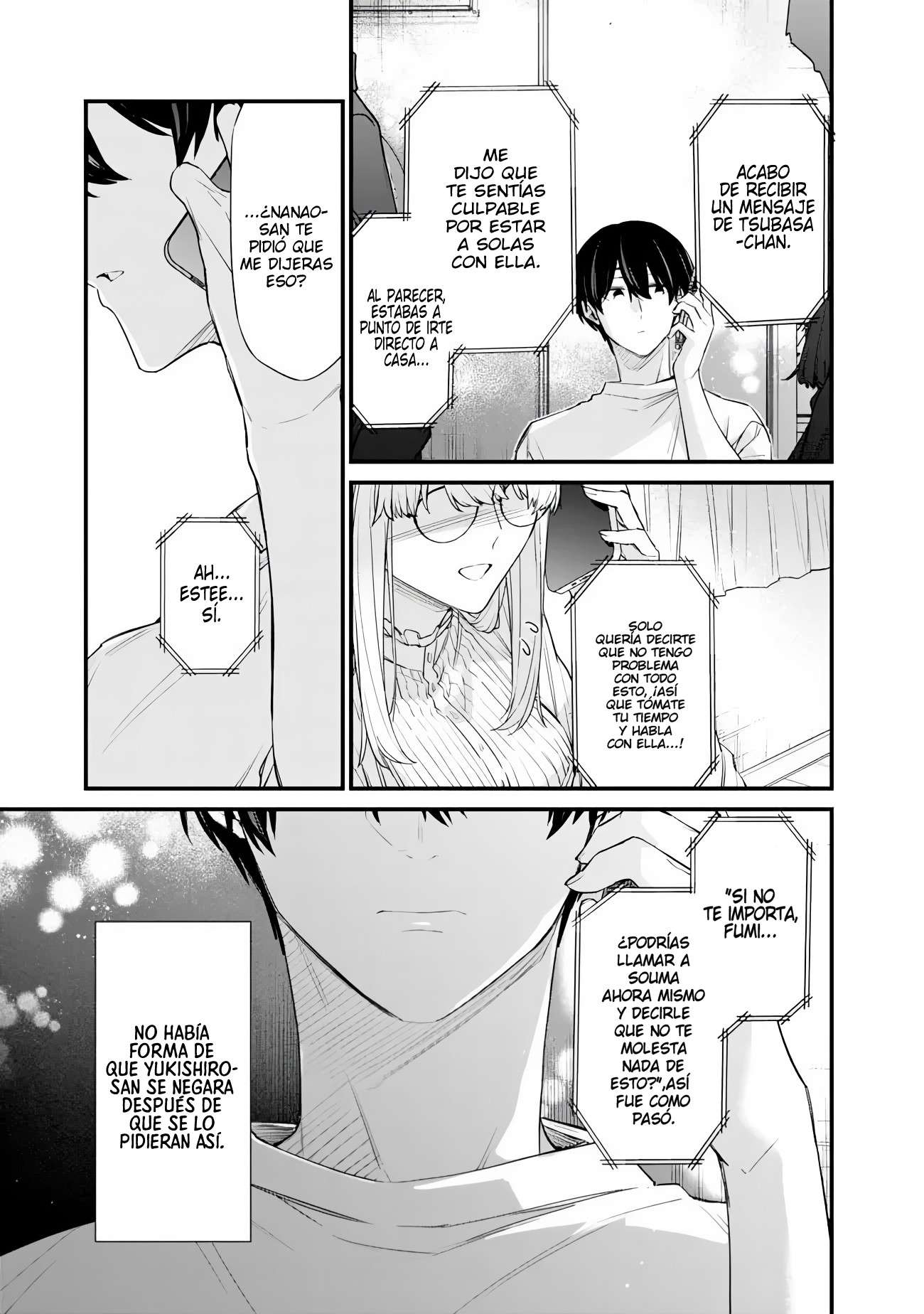 Osananajimi Kanojo no Morahara ga Hidoi n de Zetsuen Sengen Shite Yatta: Jibun Rashiku Ikiru Koto ni Shitara, Naze ka Tonari no Seki no Kakure Bishoujo kara Kokuhaku Sareta Capitulo 49.2 página 4