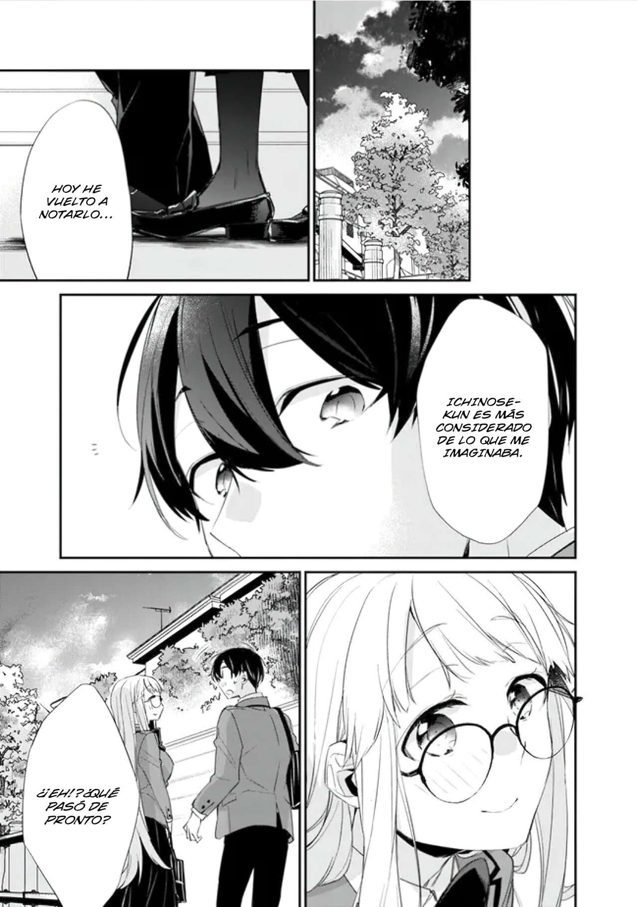 Osananajimi Kanojo no Morahara ga Hidoi n de Zetsuen Sengen Shite Yatta: Jibun Rashiku Ikiru Koto ni Shitara, Naze ka Tonari no Seki no Kakure Bishoujo kara Kokuhaku Sareta Capitulo 5 página 14