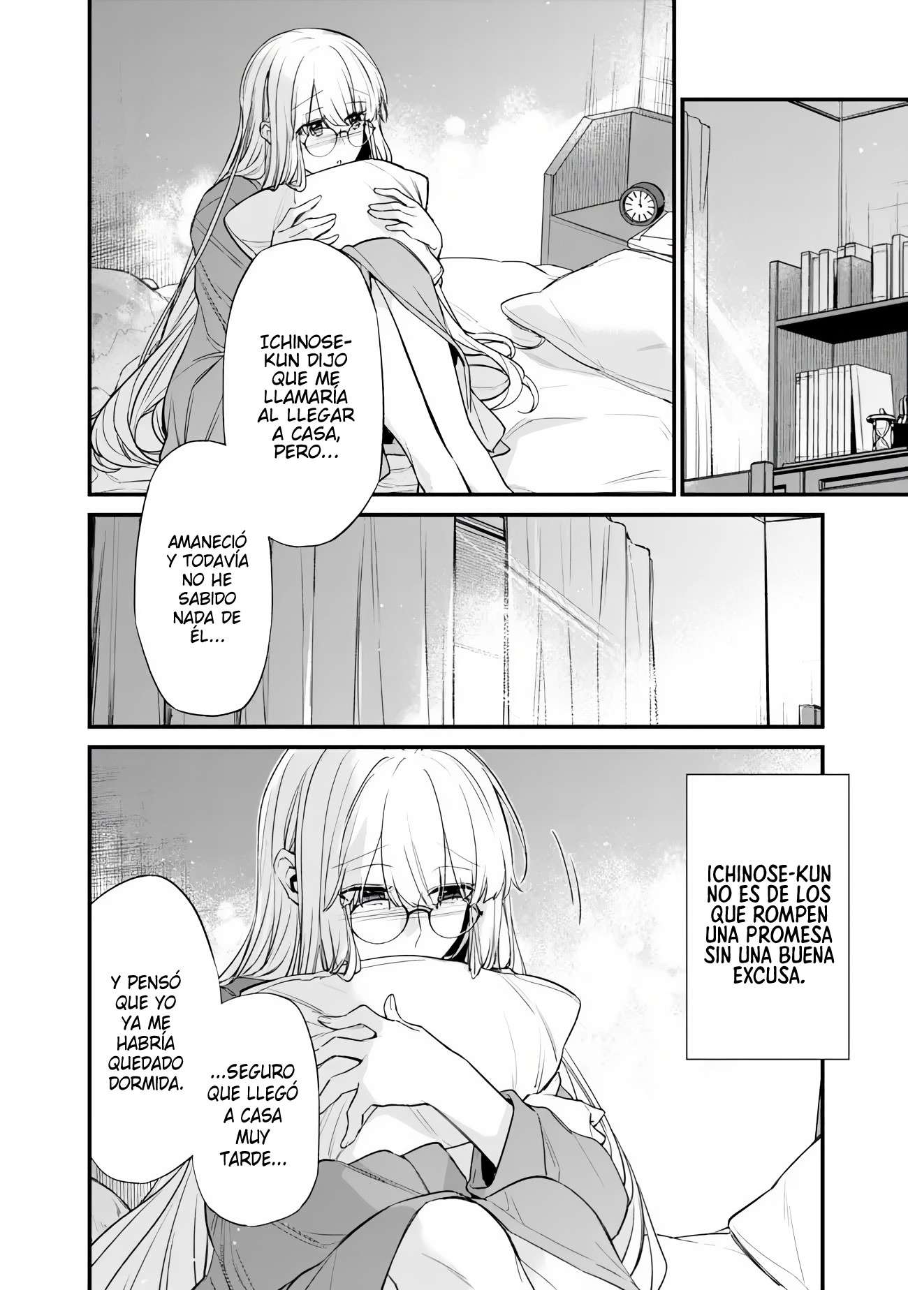 Osananajimi Kanojo no Morahara ga Hidoi n de Zetsuen Sengen Shite Yatta: Jibun Rashiku Ikiru Koto ni Shitara, Naze ka Tonari no Seki no Kakure Bishoujo kara Kokuhaku Sareta Capitulo 50.1 página 4