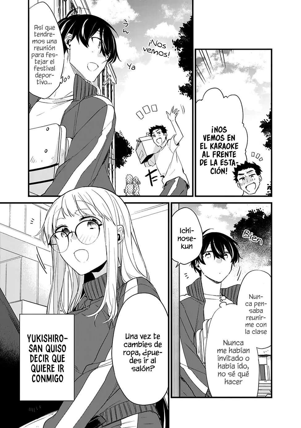 Osananajimi Kanojo no Morahara ga Hidoi n de Zetsuen Sengen Shite Yatta: Jibun Rashiku Ikiru Koto ni Shitara, Naze ka Tonari no Seki no Kakure Bishoujo kara Kokuhaku Sareta Capitulo 8 página 6