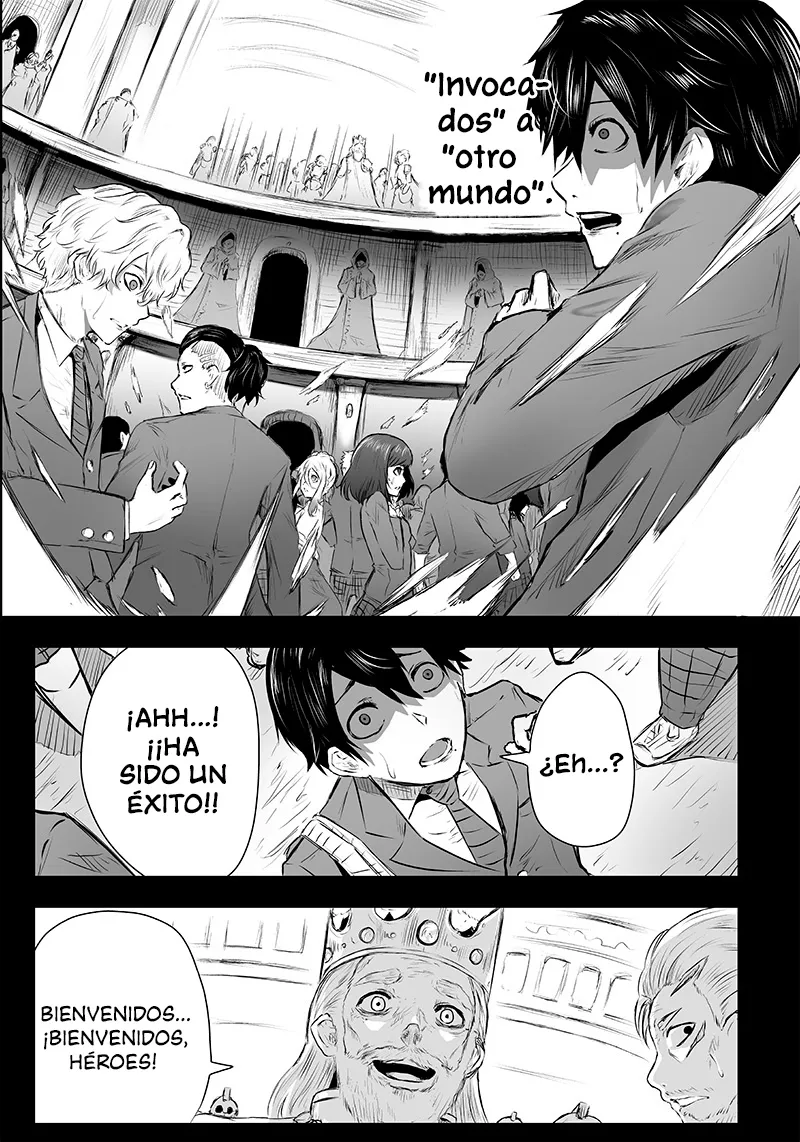 Soy el único con una desafortunada habilidad en otro mundo que Invoca a la Rebelión ~ Hasta que la habilidad más débil [Absorción] se lo trague todo ~ Capitulo 01 página 14