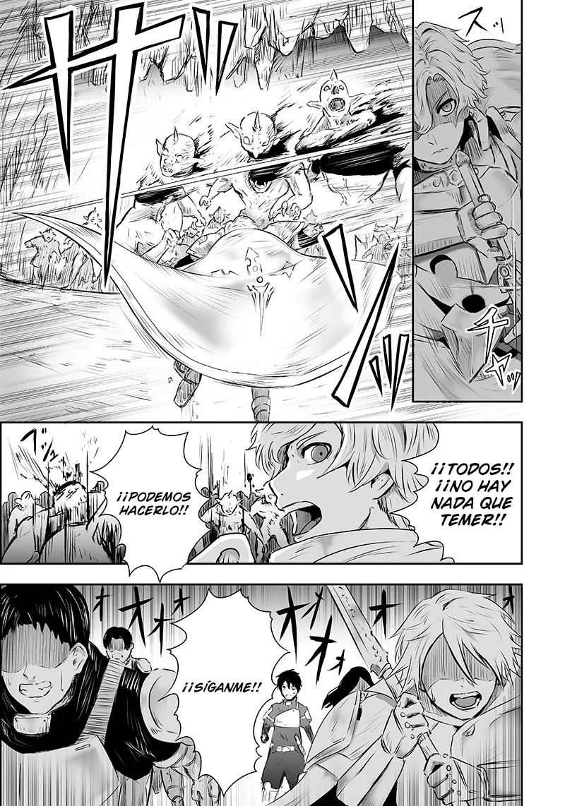 Soy el único con una desafortunada habilidad en otro mundo que Invoca a la Rebelión ~ Hasta que la habilidad más débil [Absorción] se lo trague todo ~ Capitulo 01 página 22
