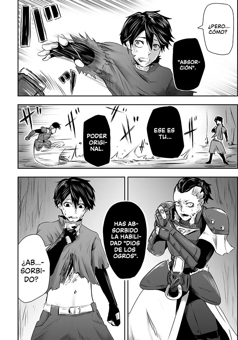 Soy el único con una desafortunada habilidad en otro mundo que Invoca a la Rebelión ~ Hasta que la habilidad más débil [Absorción] se lo trague todo ~ Capitulo 01 página 45
