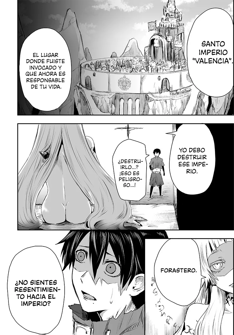 Soy el único con una desafortunada habilidad en otro mundo que Invoca a la Rebelión ~ Hasta que la habilidad más débil [Absorción] se lo trague todo ~ Capitulo 02 página 18