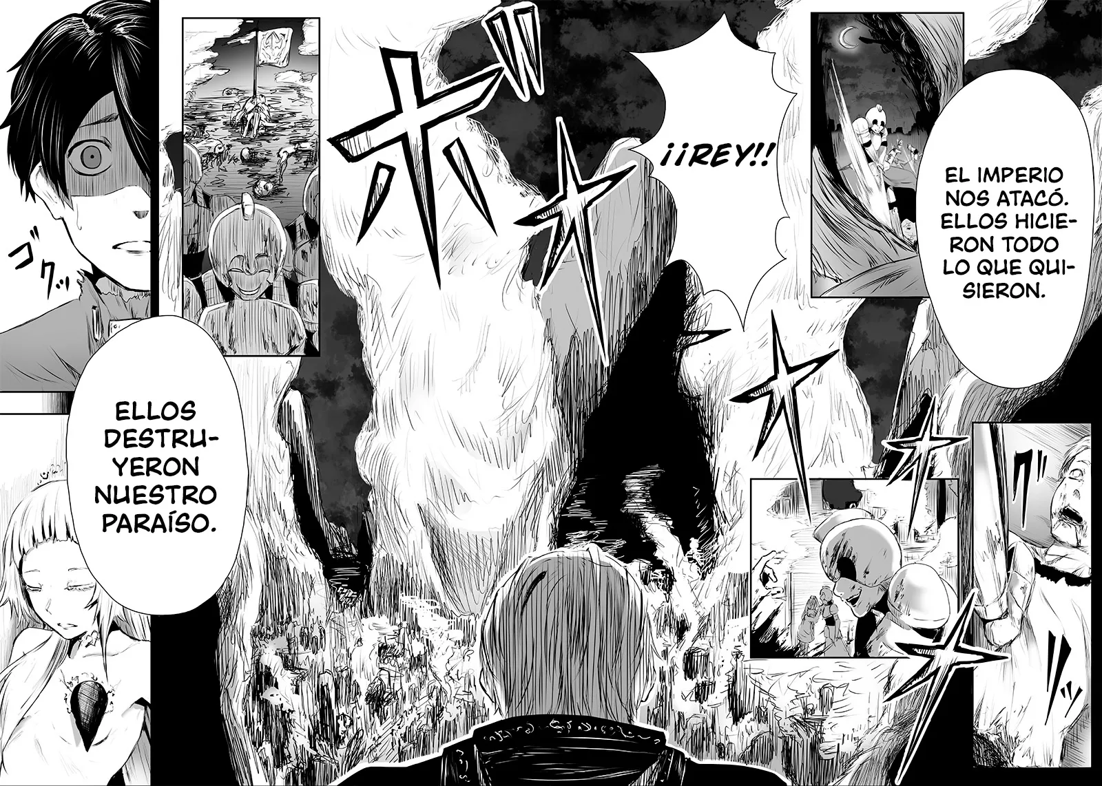 Soy el único con una desafortunada habilidad en otro mundo que Invoca a la Rebelión ~ Hasta que la habilidad más débil [Absorción] se lo trague todo ~ Capitulo 02 página 24