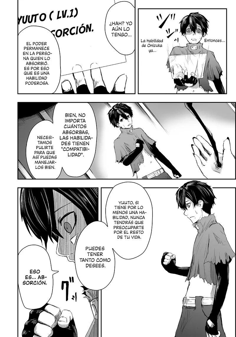 Soy el único con una desafortunada habilidad en otro mundo que Invoca a la Rebelión ~ Hasta que la habilidad más débil [Absorción] se lo trague todo ~ Capitulo 02 página 35