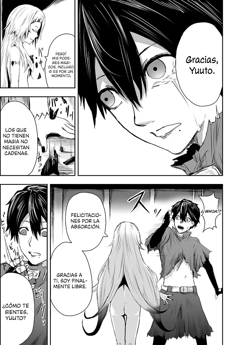 Soy el único con una desafortunada habilidad en otro mundo que Invoca a la Rebelión ~ Hasta que la habilidad más débil [Absorción] se lo trague todo ~ Capitulo 02 página 41