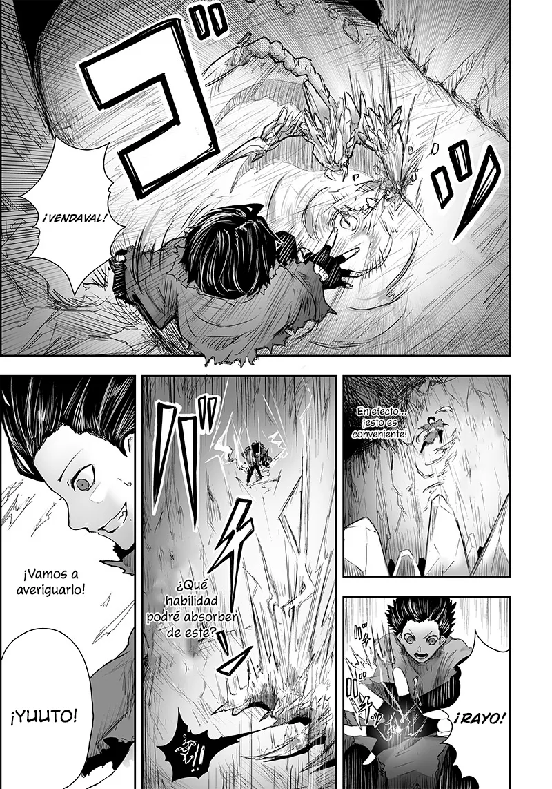 Soy el único con una desafortunada habilidad en otro mundo que Invoca a la Rebelión ~ Hasta que la habilidad más débil [Absorción] se lo trague todo ~ Capitulo 03 página 12