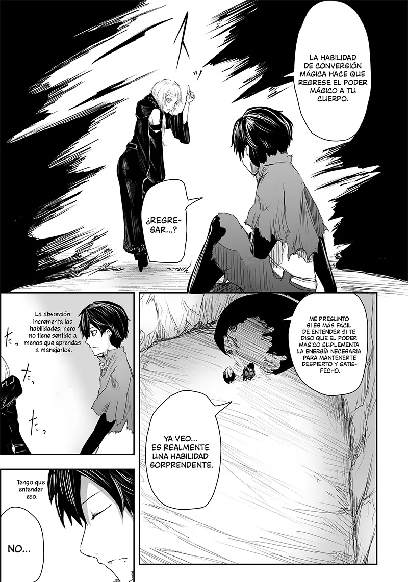 Soy el único con una desafortunada habilidad en otro mundo que Invoca a la Rebelión ~ Hasta que la habilidad más débil [Absorción] se lo trague todo ~ Capitulo 04 página 6