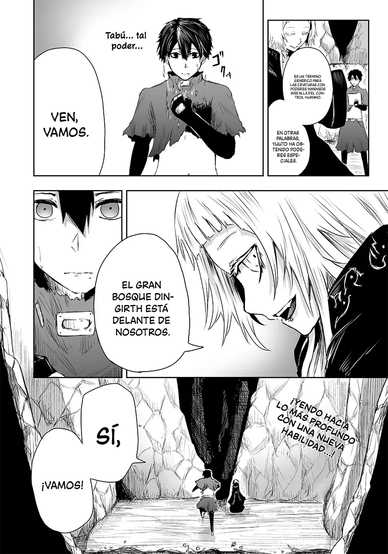 Soy el único con una desafortunada habilidad en otro mundo que Invoca a la Rebelión ~ Hasta que la habilidad más débil [Absorción] se lo trague todo ~ Capitulo 05 página 18