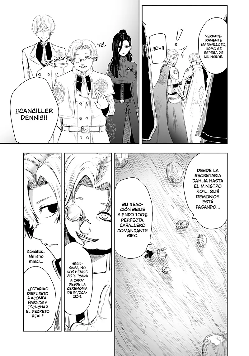 Soy el único con una desafortunada habilidad en otro mundo que Invoca a la Rebelión ~ Hasta que la habilidad más débil [Absorción] se lo trague todo ~ Capitulo 06 página 12