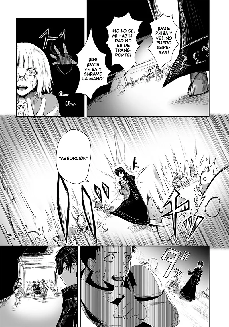 Soy el único con una desafortunada habilidad en otro mundo que Invoca a la Rebelión ~ Hasta que la habilidad más débil [Absorción] se lo trague todo ~ Capitulo 09 página 6