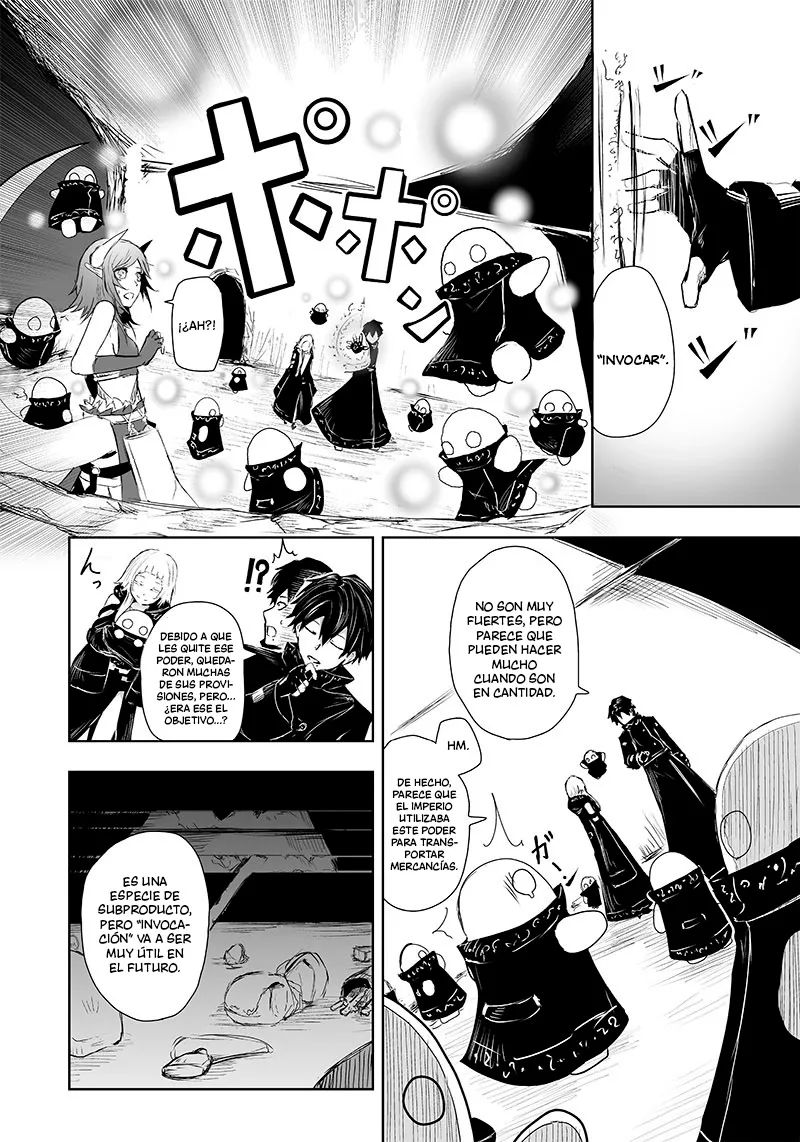 Soy el único con una desafortunada habilidad en otro mundo que Invoca a la Rebelión ~ Hasta que la habilidad más débil [Absorción] se lo trague todo ~ Capitulo 10 página 17