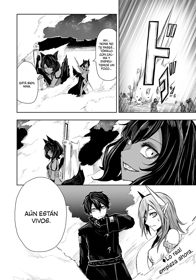 Soy el único con una desafortunada habilidad en otro mundo que Invoca a la Rebelión ~ Hasta que la habilidad más débil [Absorción] se lo trague todo ~ Capitulo 17 página 23