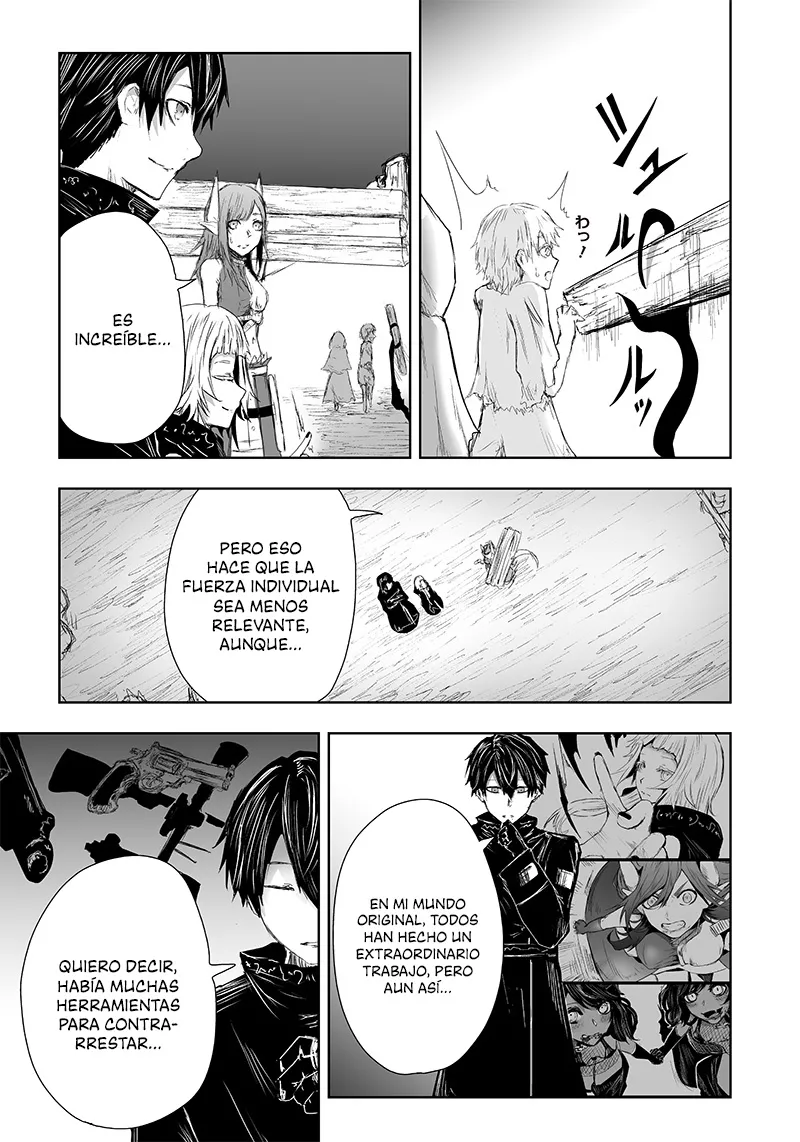 Soy el único con una desafortunada habilidad en otro mundo que Invoca a la Rebelión ~ Hasta que la habilidad más débil [Absorción] se lo trague todo ~ Capitulo 21 página 14
