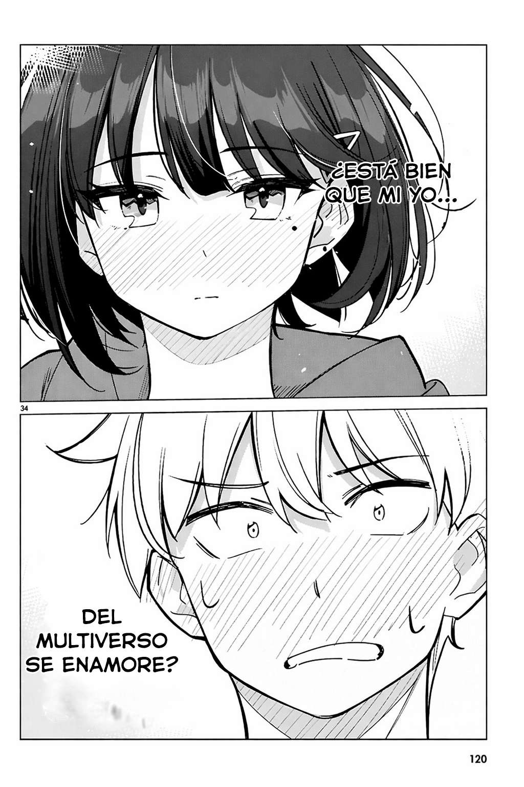 Yo del multiverso, ¿puedo enamorarme? Capitulo 2 página 35