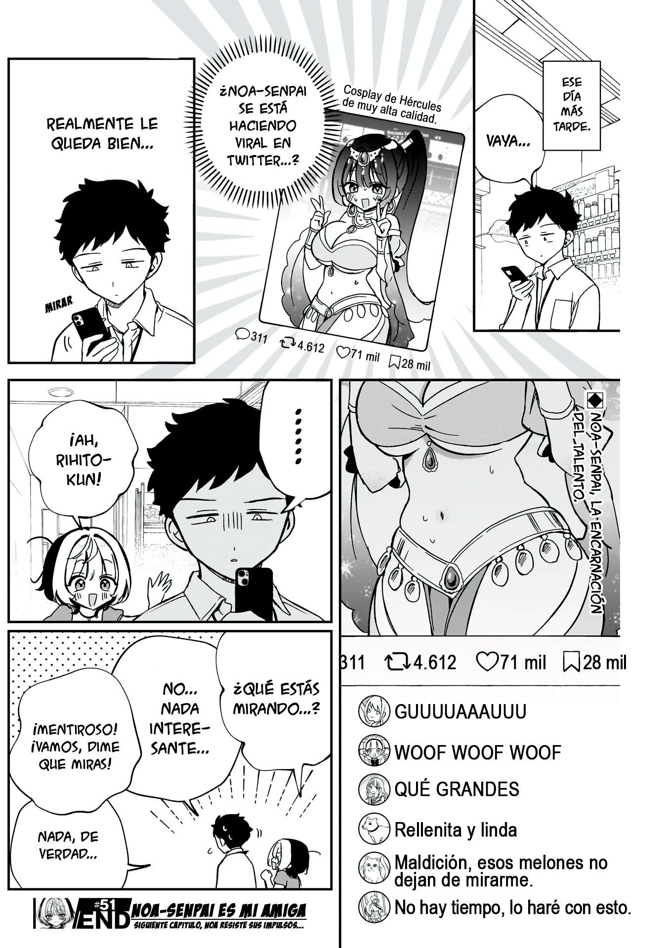 Noa-senpai wa Tomodachi Capitulo 51 página 18