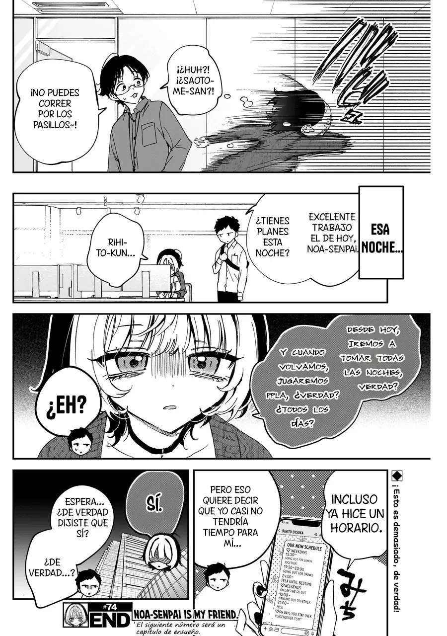 Noa-senpai wa Tomodachi Capitulo 74 página 21