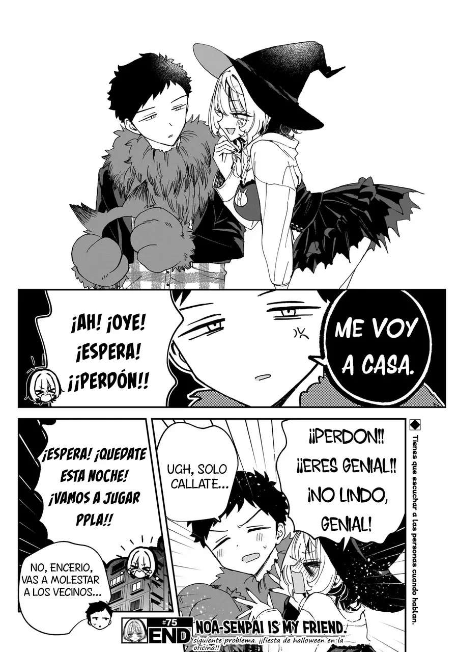 Noa-senpai wa Tomodachi Capitulo 75 página 22