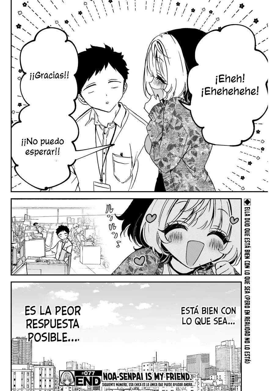 Noa-senpai wa Tomodachi Capitulo 77 página 22