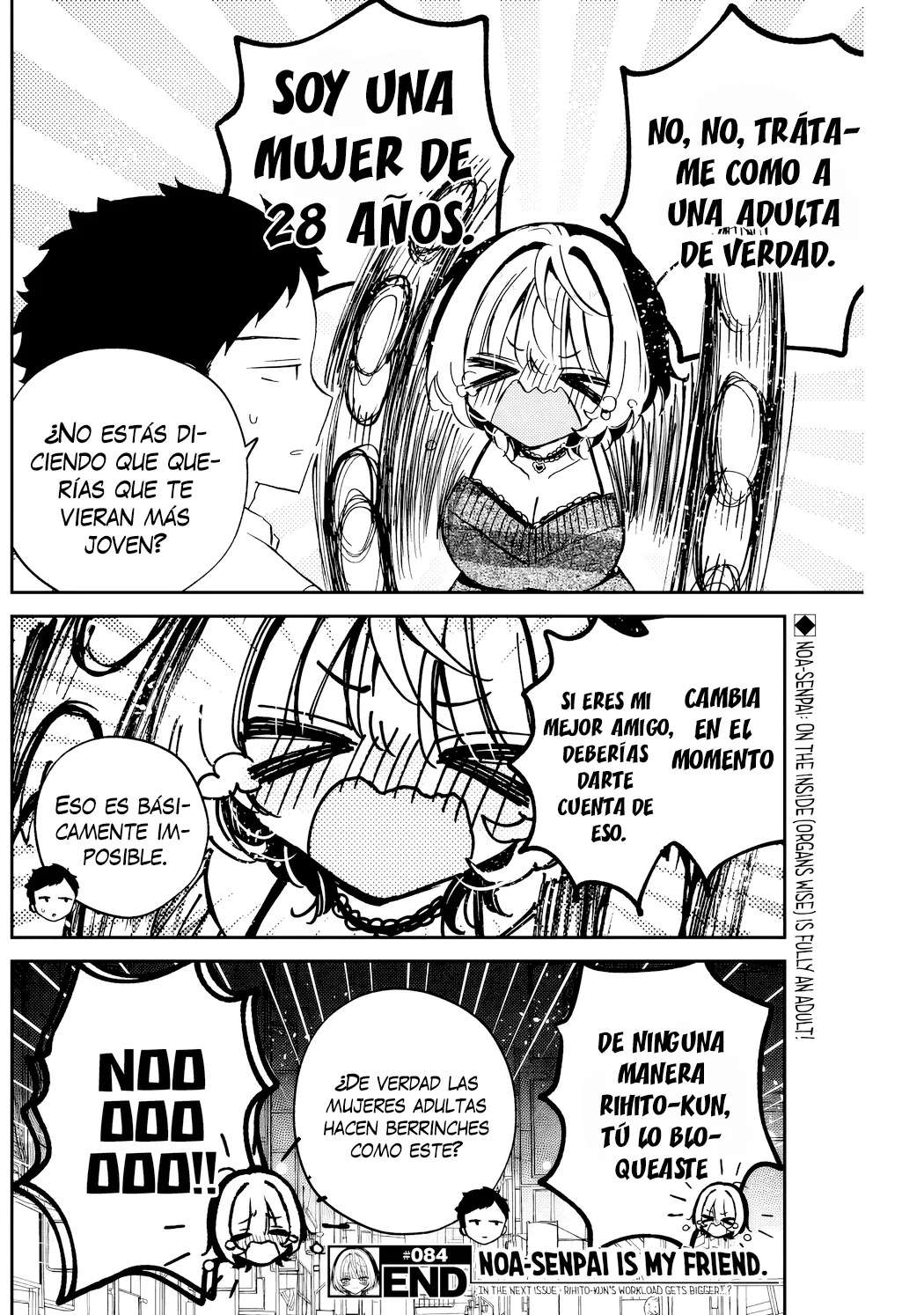 Noa-senpai wa Tomodachi Capitulo 84 página 21