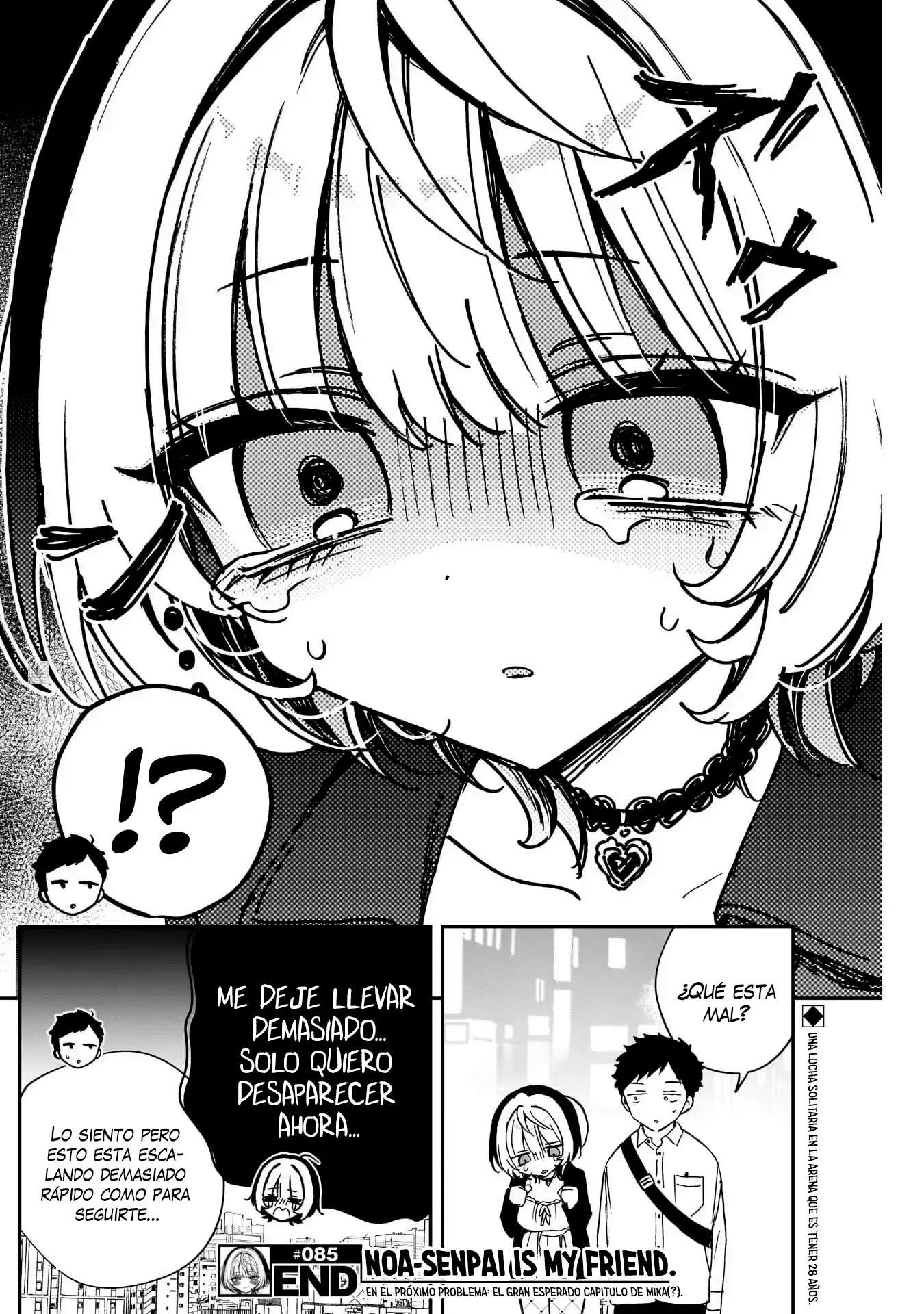 Noa-senpai wa Tomodachi Capitulo 85 página 21