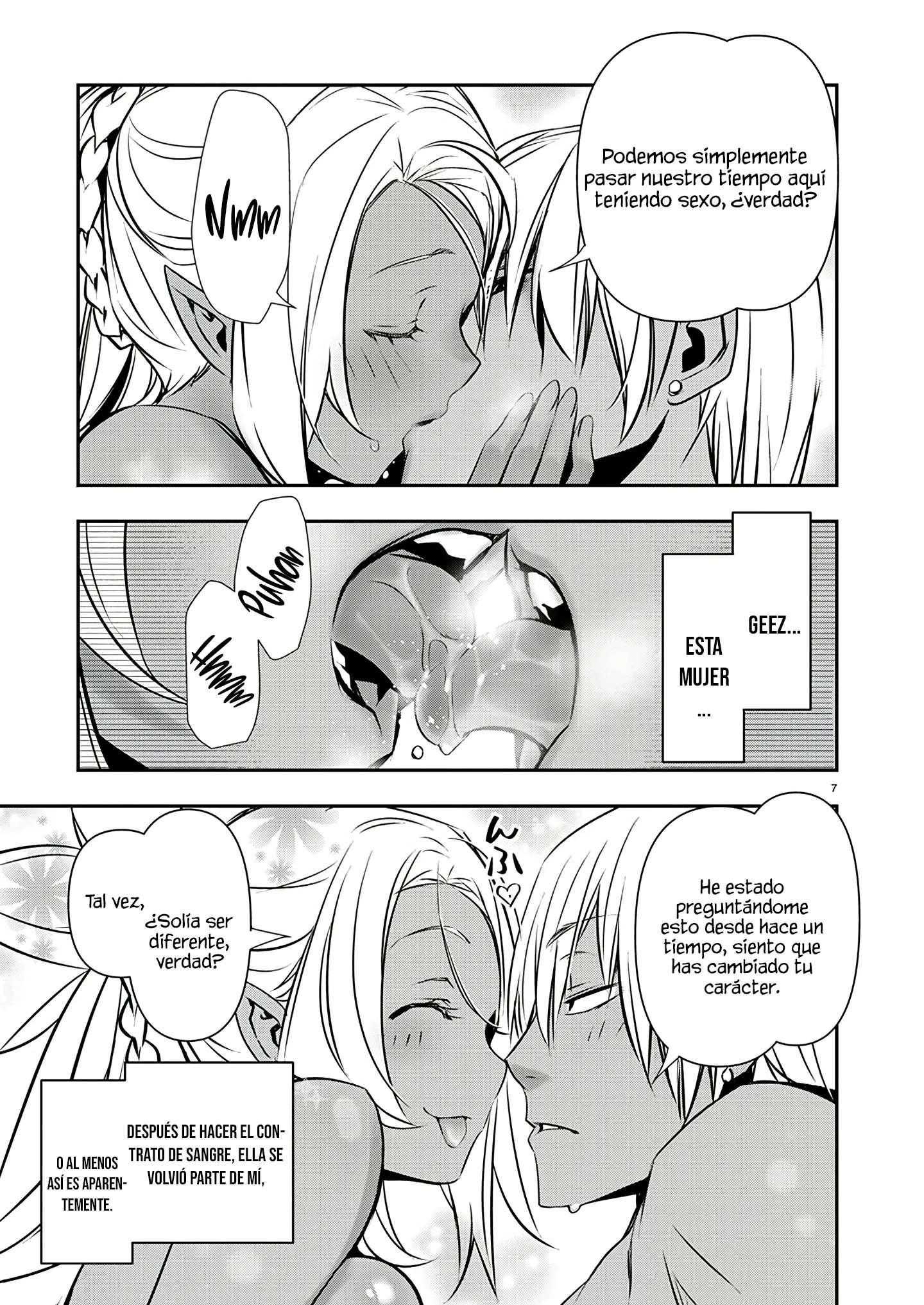 ISEKAI NTR ~SHINYUU NO ONNA WO SAIKYOU SKILL DE OTOSU HOUHOU Capitulo 56 página 7