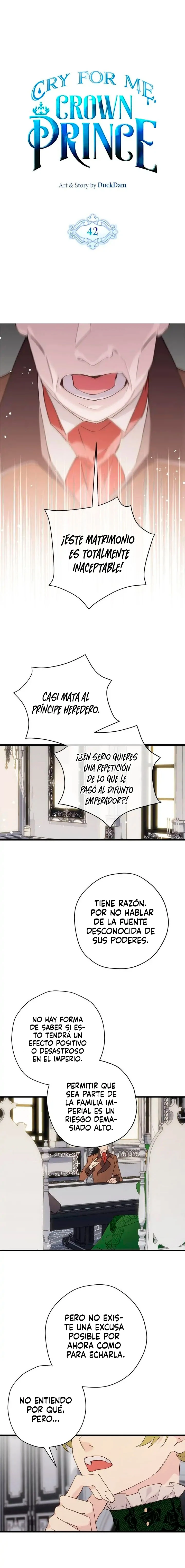 Por favor llora, Príncipe heredero Capitulo 42 página 4