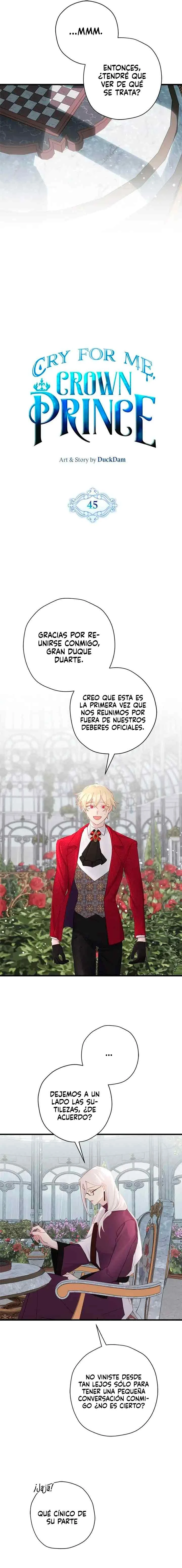 Por favor llora, Príncipe heredero Capitulo 45 página 8