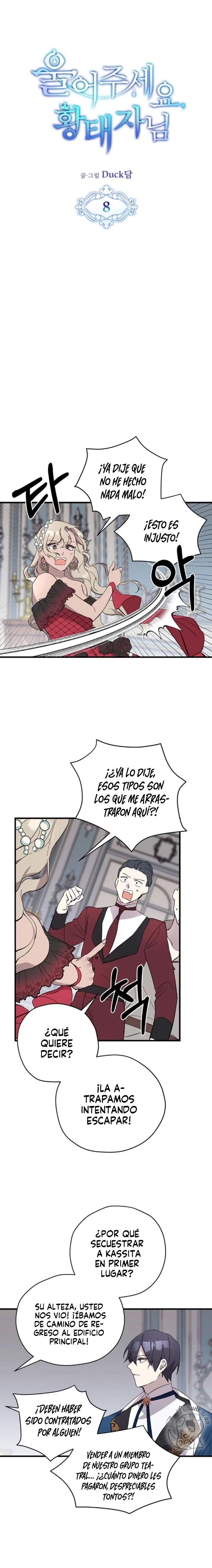 Por favor llora, Príncipe heredero Capitulo 8 página 4