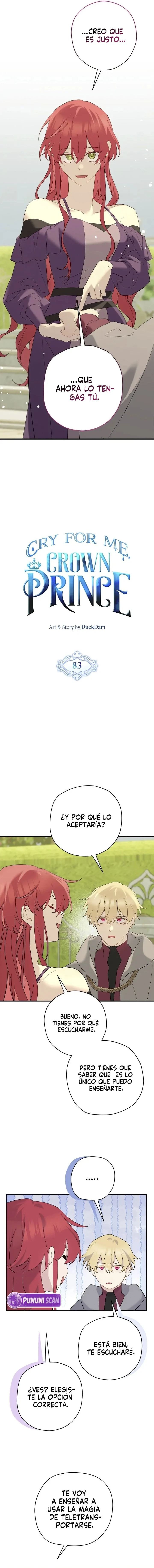 Por favor llora, Príncipe heredero Capitulo 83 página 5