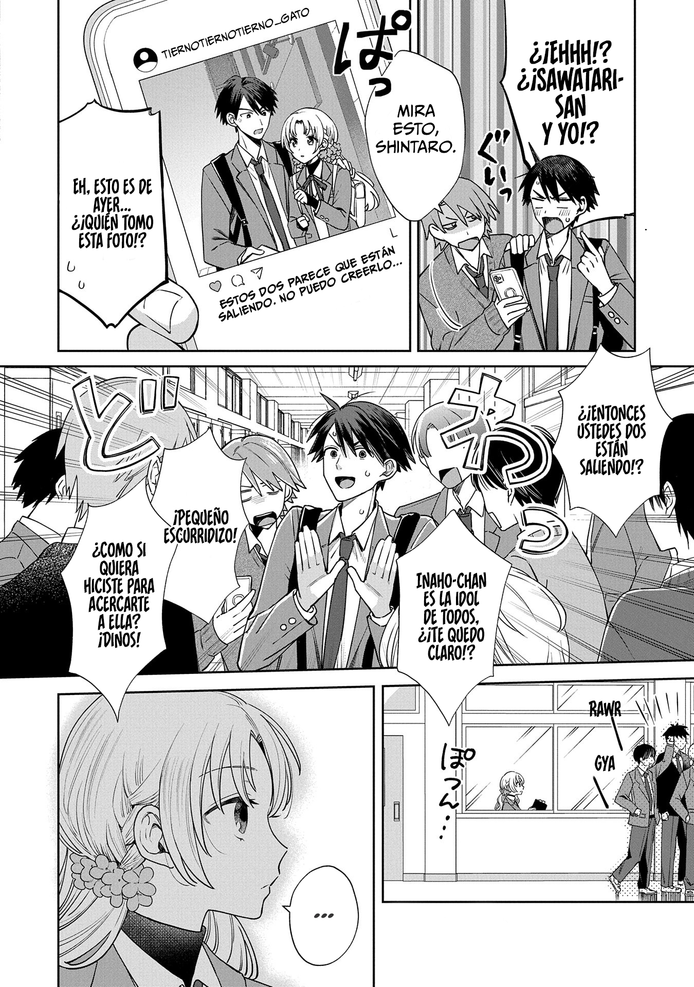 Inaho-kun se supone que es una novia falsa. Capitulo 1 página 18