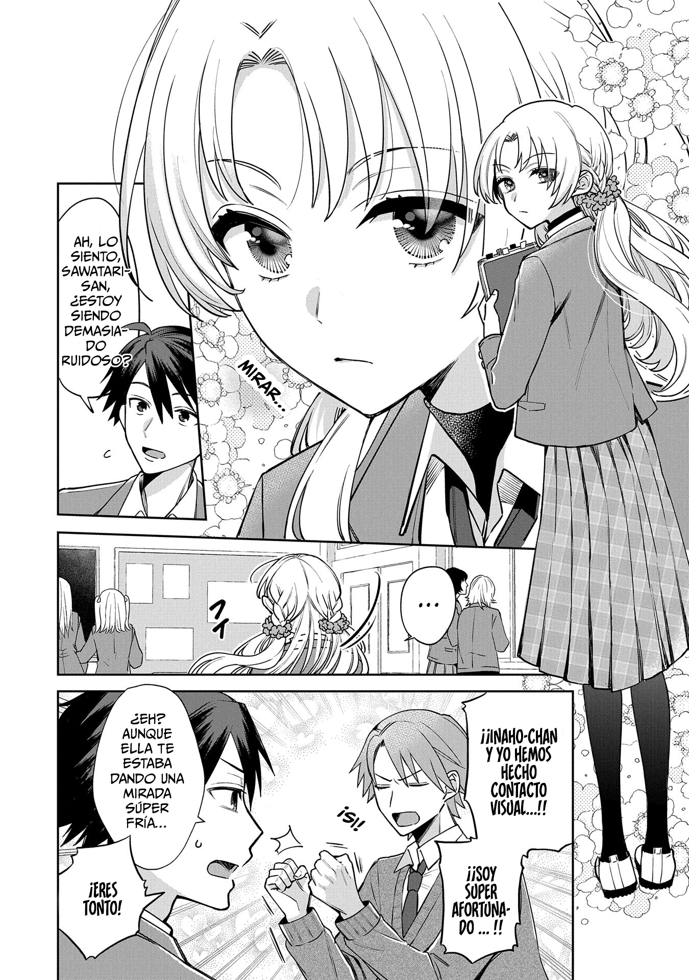 Inaho-kun se supone que es una novia falsa. Capitulo 1 página 6