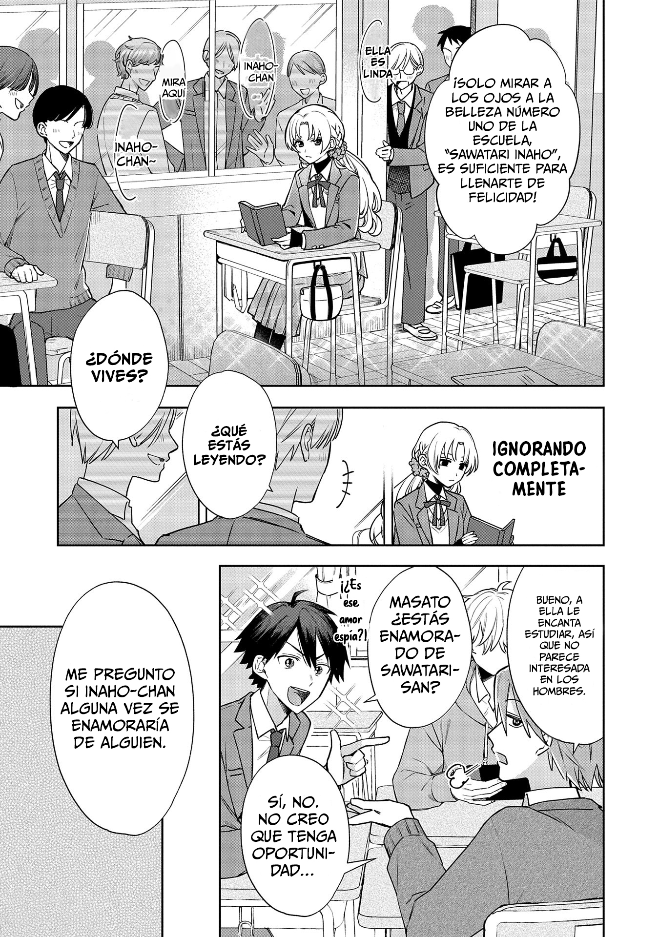 Inaho-kun se supone que es una novia falsa. Capitulo 1 página 7