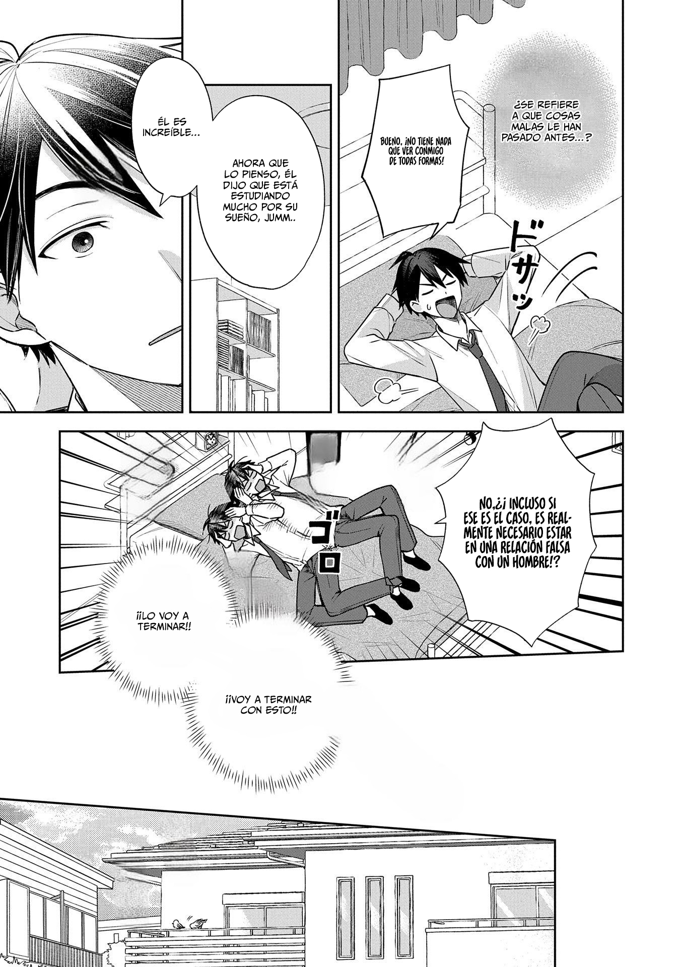 Inaho-kun se supone que es una novia falsa. Capitulo 2 página 12