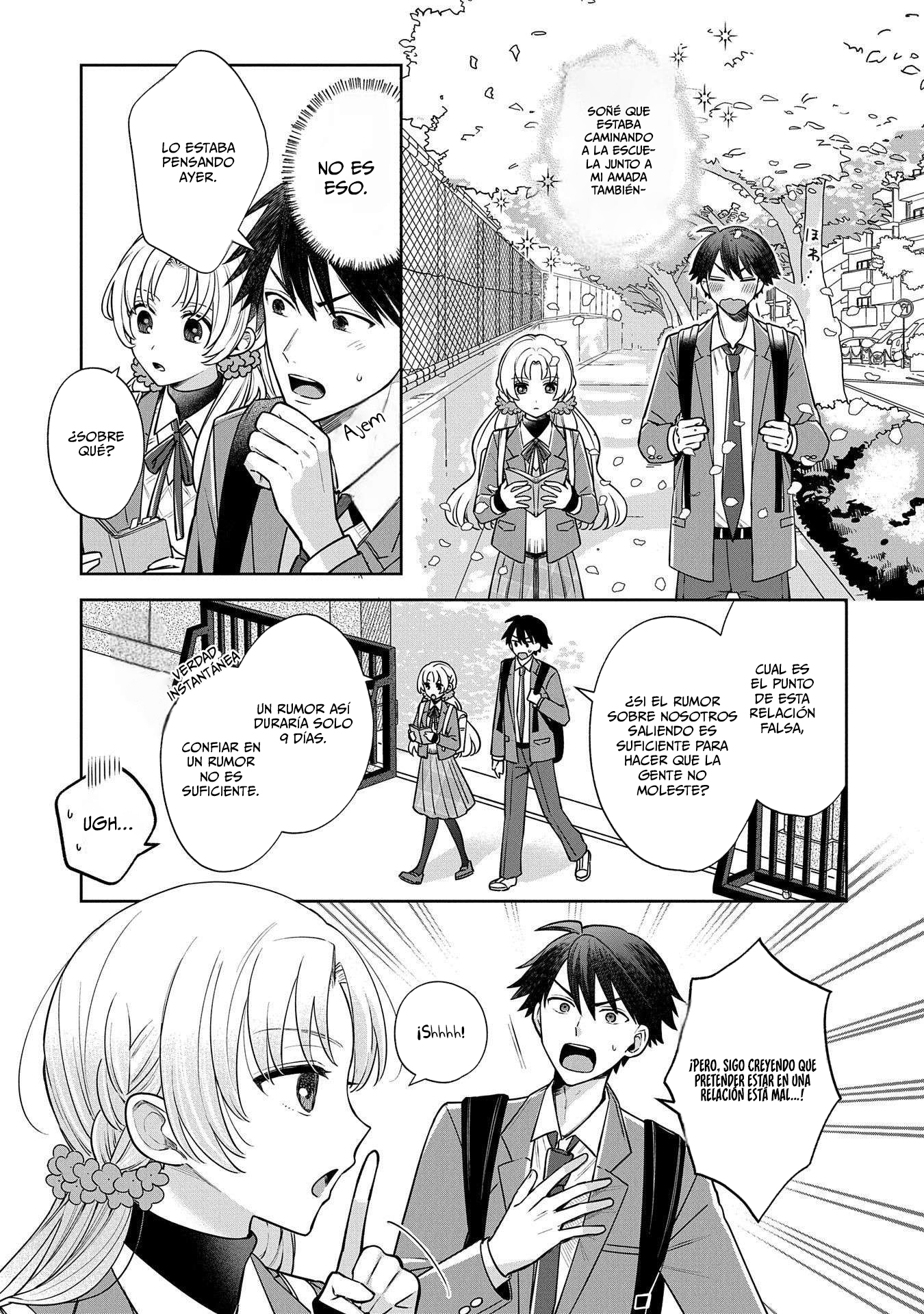 Inaho-kun se supone que es una novia falsa. Capitulo 2 página 14
