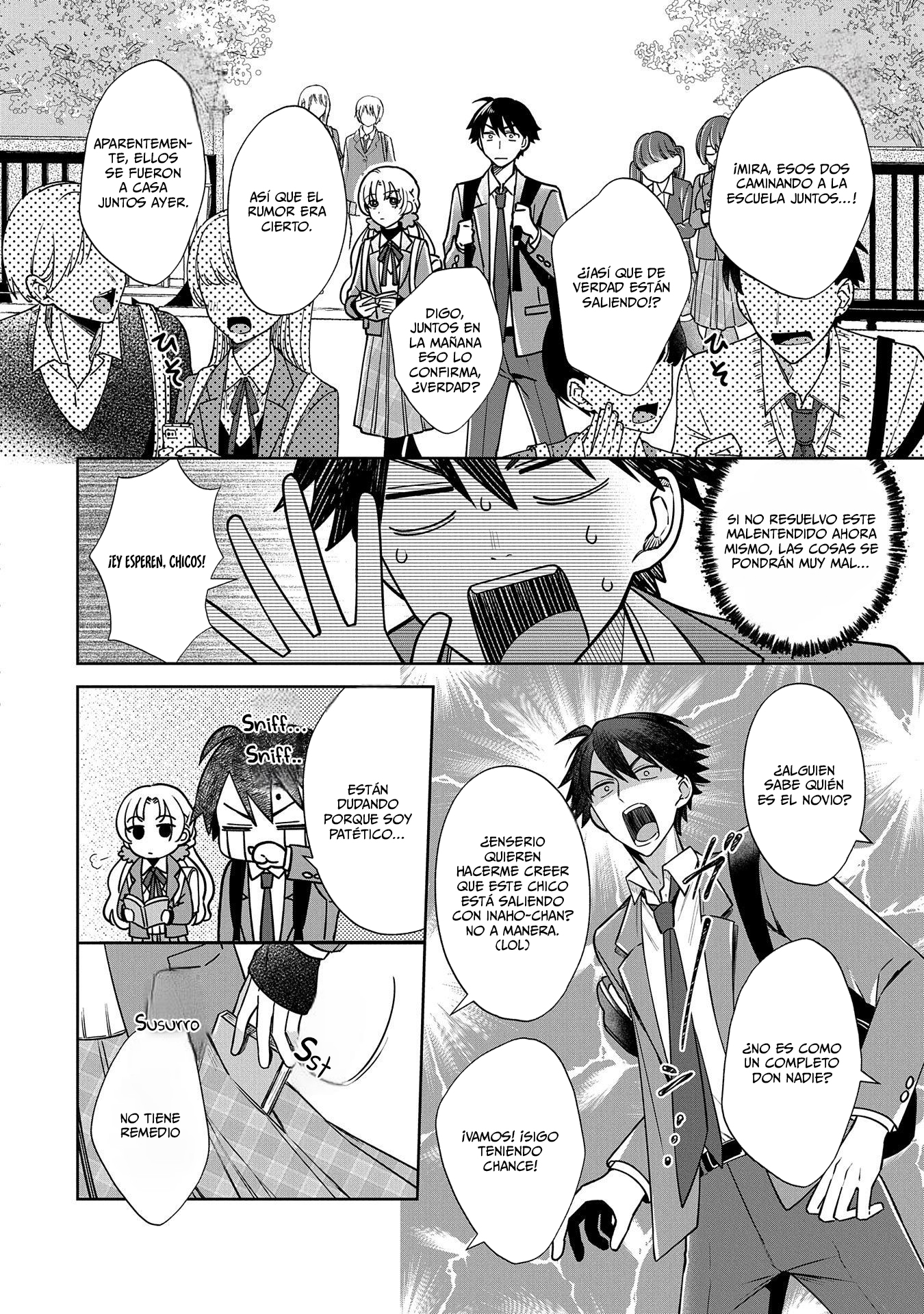 Inaho-kun se supone que es una novia falsa. Capitulo 2 página 15
