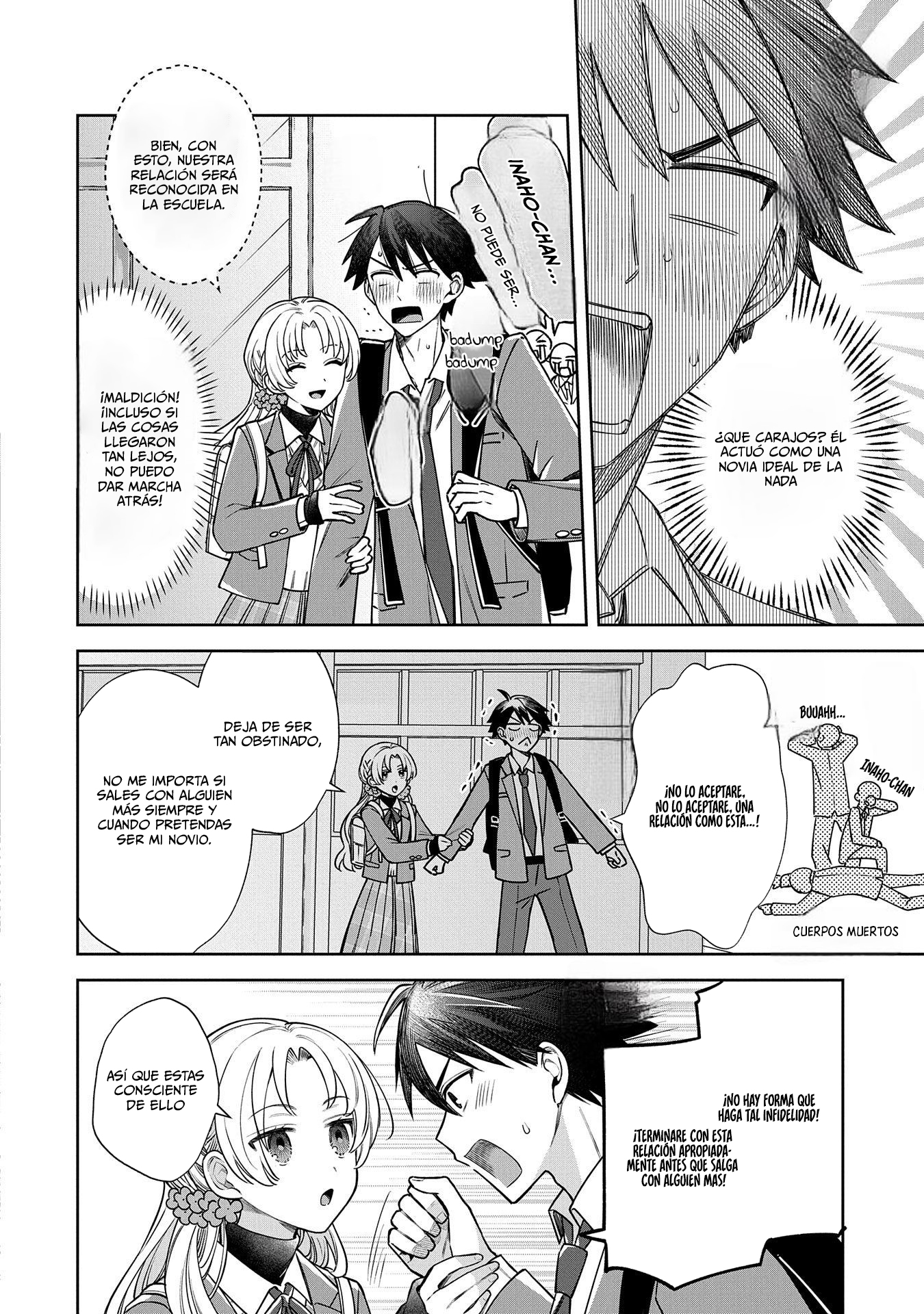 Inaho-kun se supone que es una novia falsa. Capitulo 2 página 17