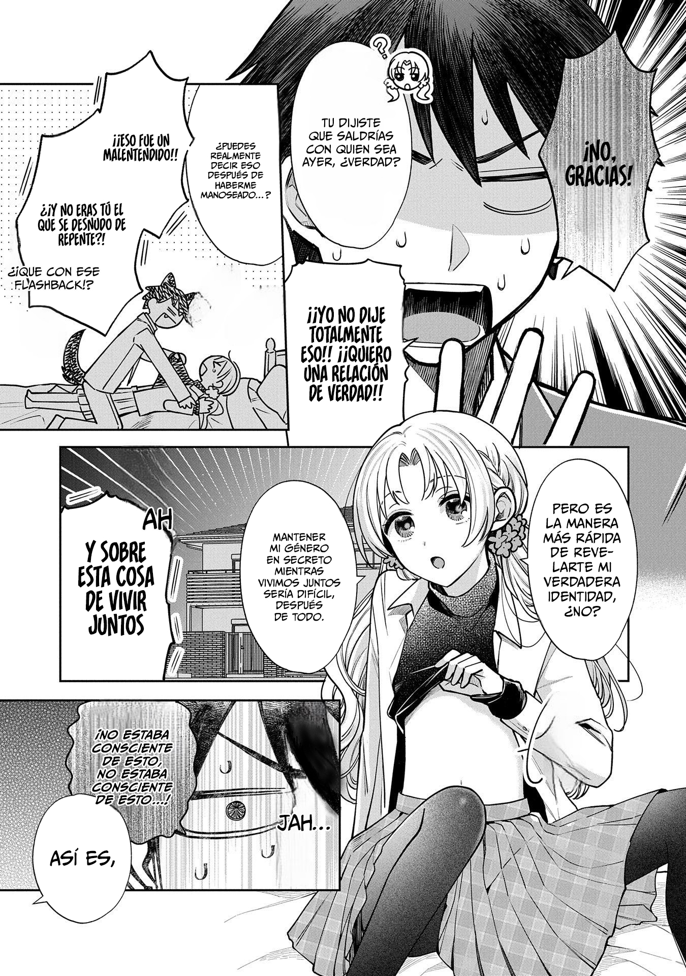 Inaho-kun se supone que es una novia falsa. Capitulo 2 página 4