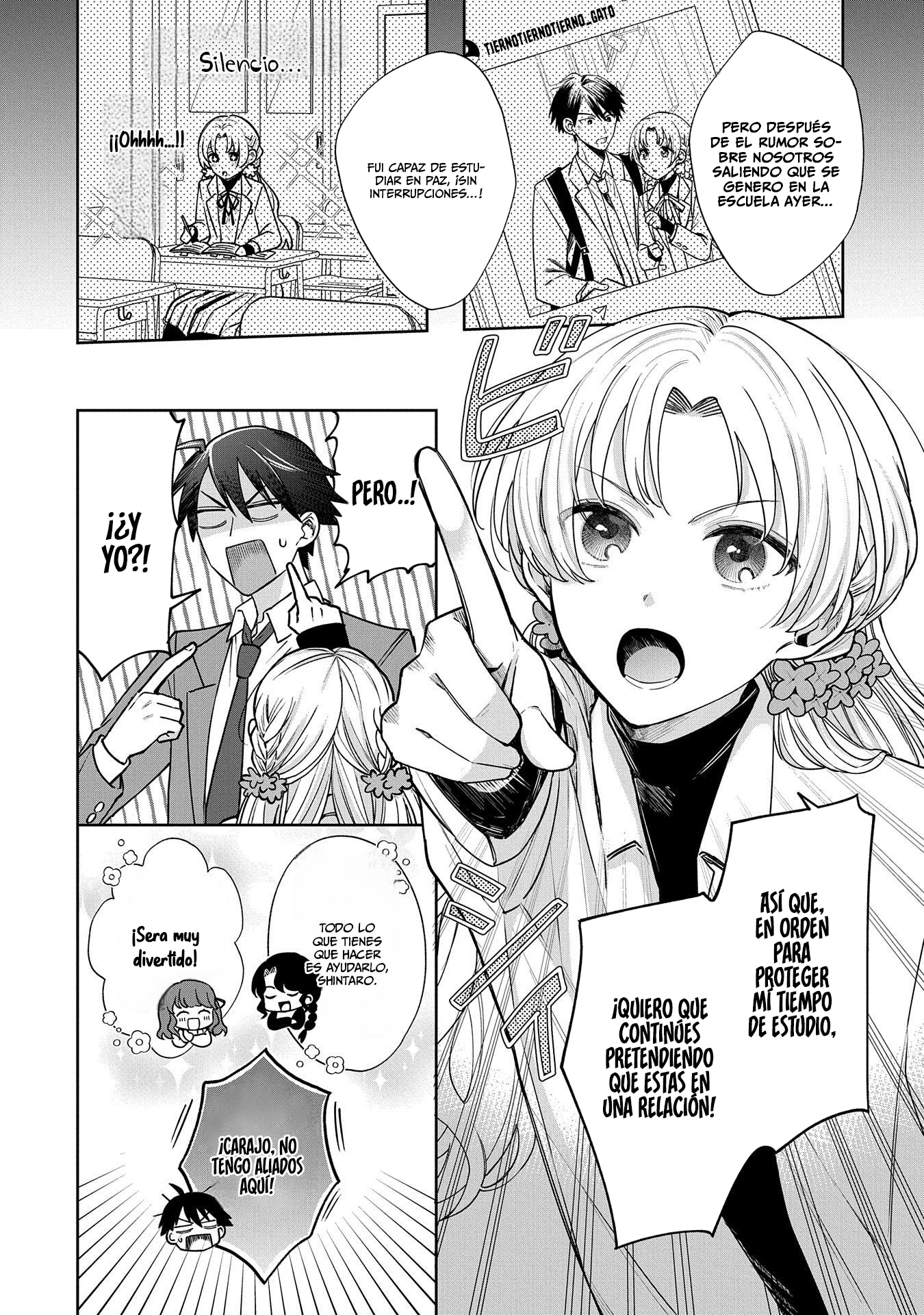 Inaho-kun se supone que es una novia falsa. Capitulo 2 página 9
