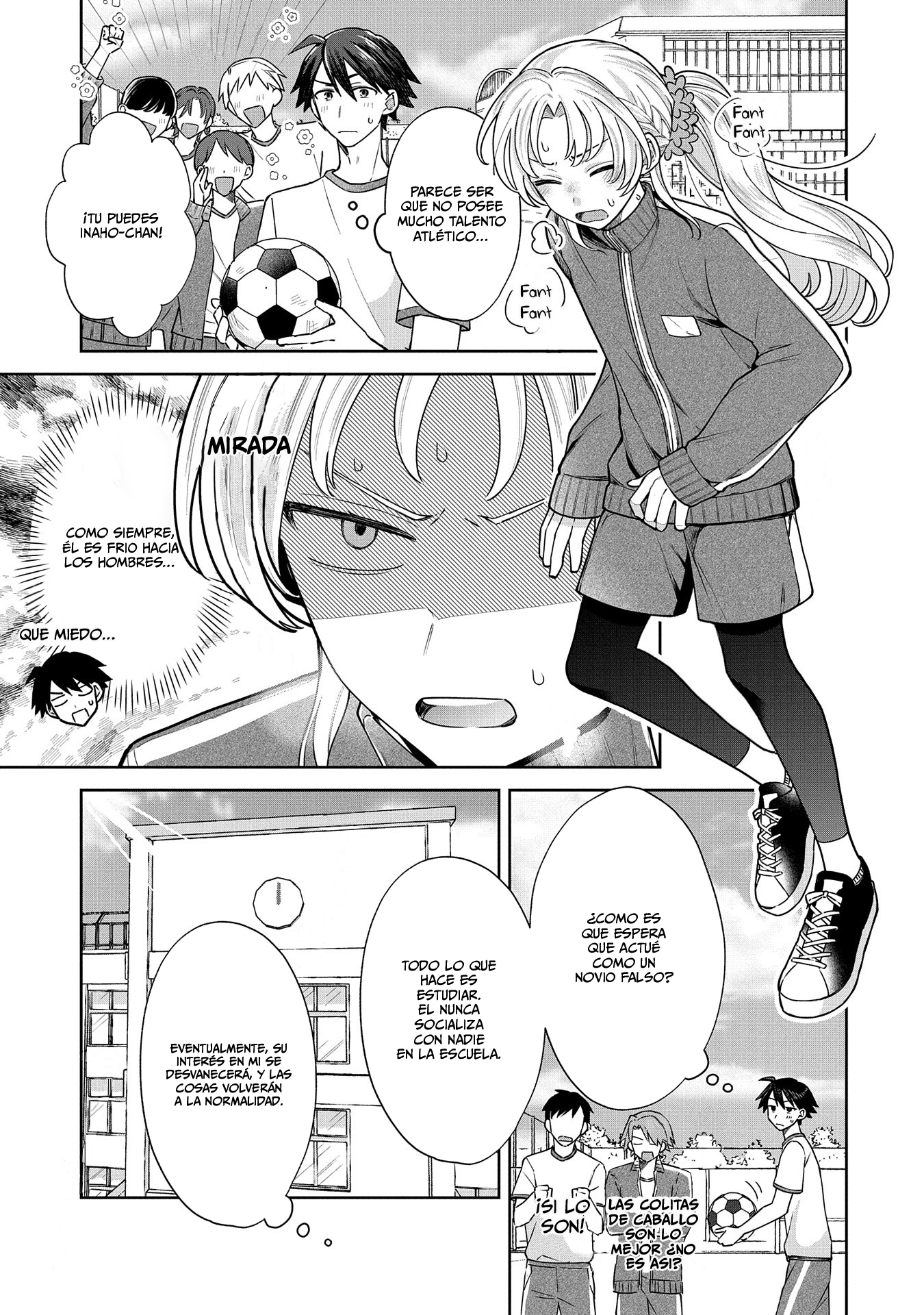 Inaho-kun se supone que es una novia falsa. Capitulo 3 página 6